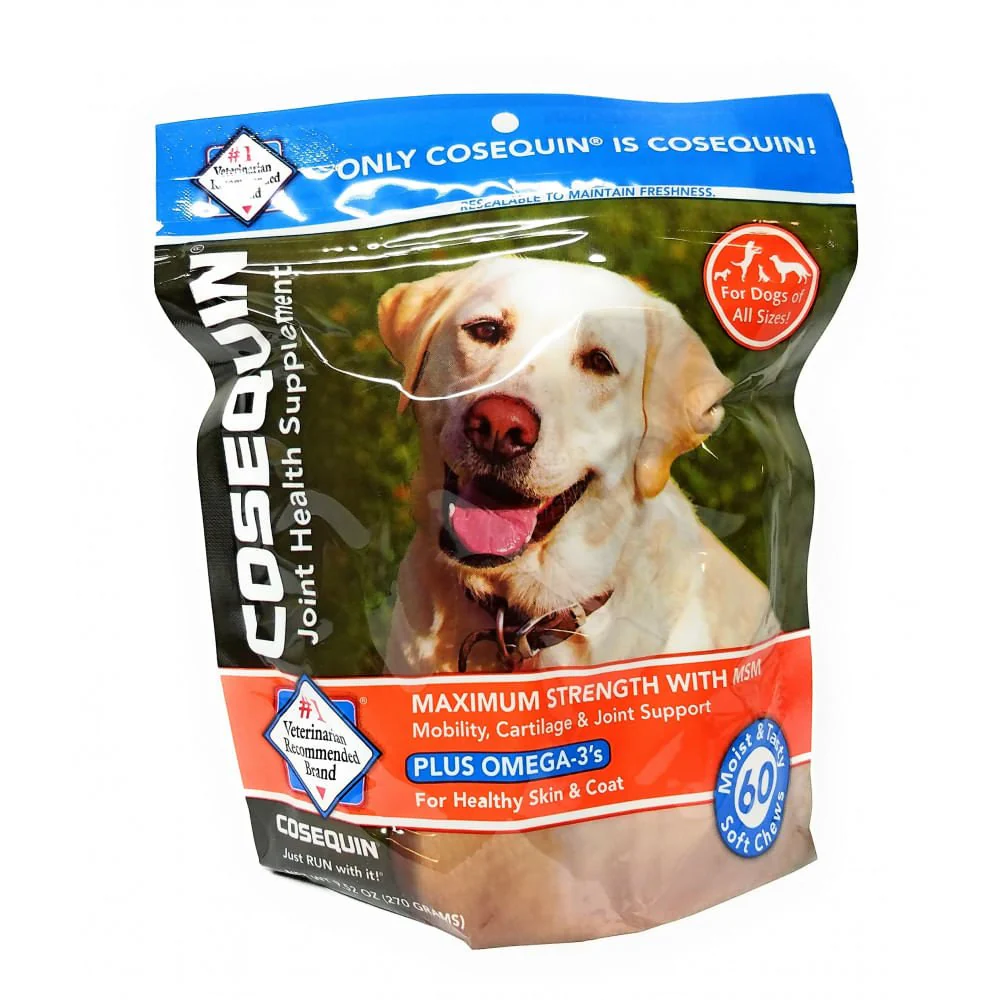 Nutramax Cosequin DS Plus MSM for Dogs, 60 Soft Chews - Buy Pet Shop