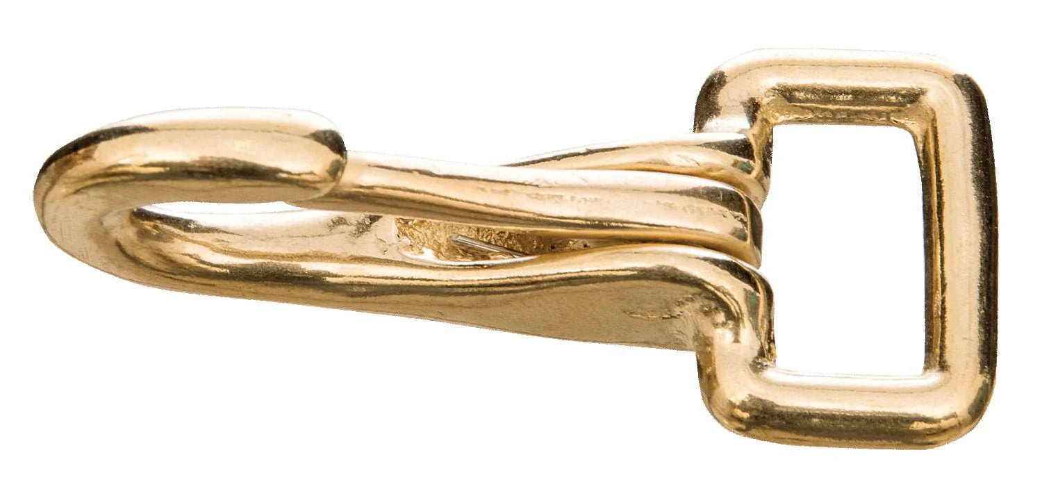 Solid Brass Rein Spring Snap with Flat Fixed Eye - Buy Pet Shop