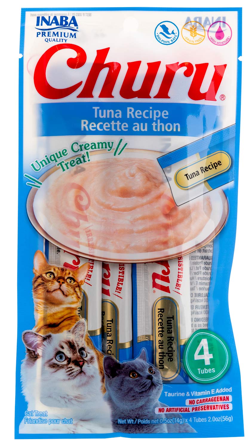 Churu Tuna Puree Lickable Cat Treat, 4 pk - Buy Pet Shop