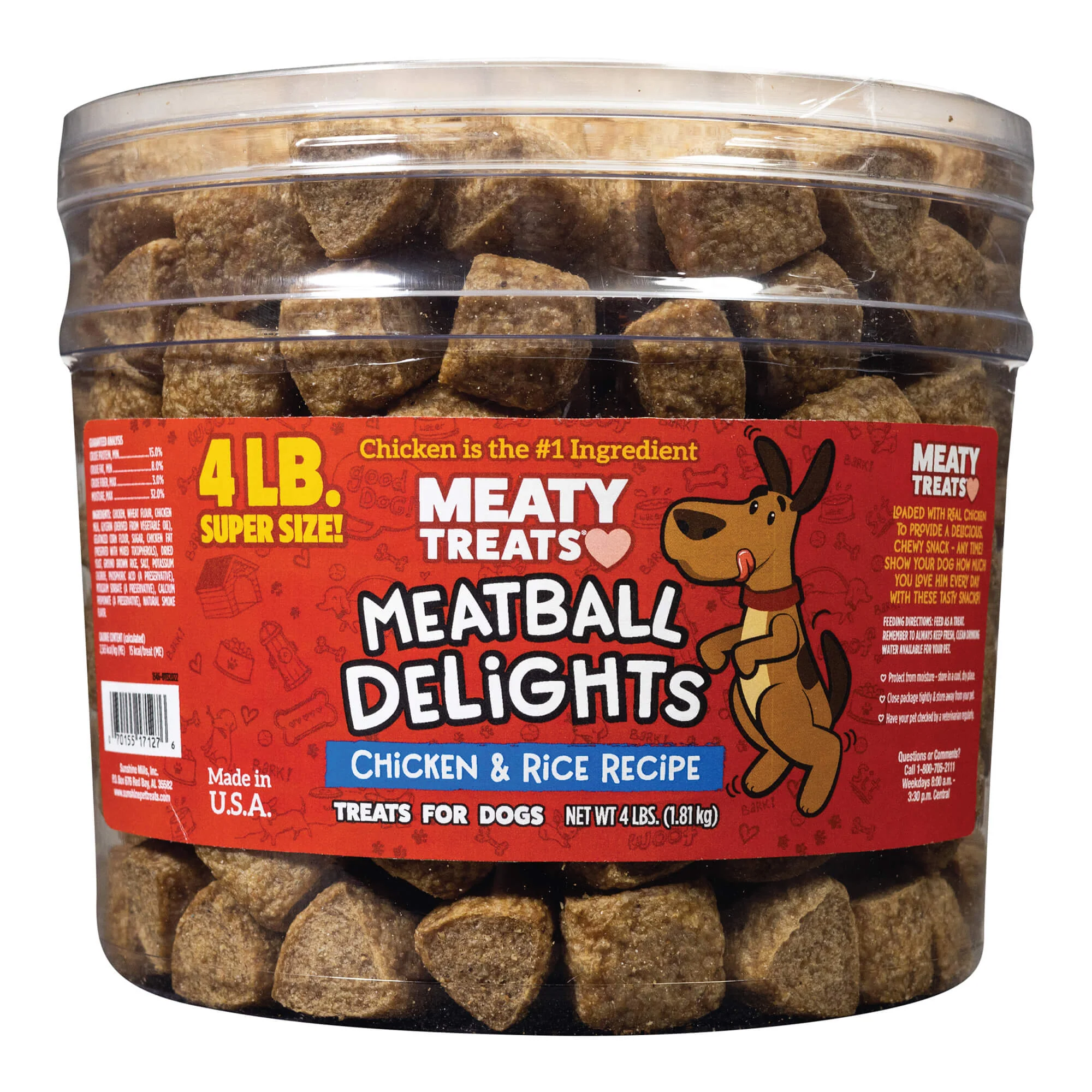 Meaty Treats Meatball Delights, Chicken & Rice Recipe - Buy Pet Shop
