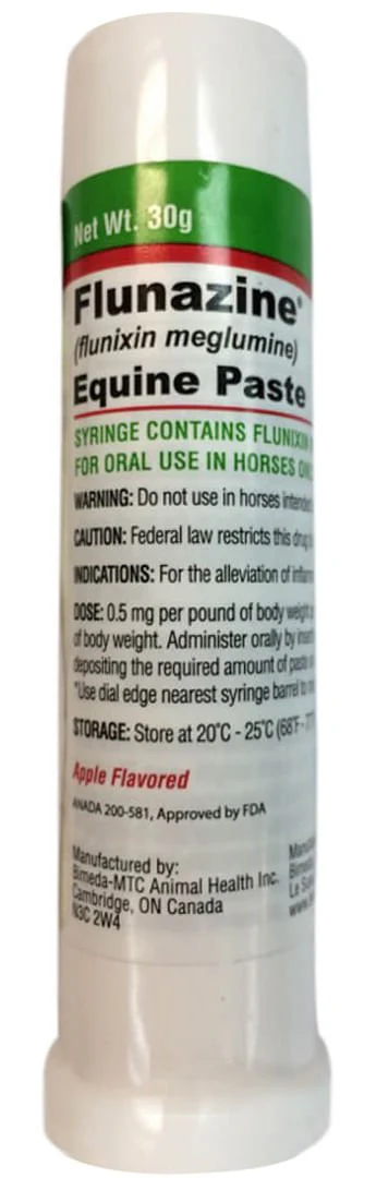 Rx Flunazine (flunixin meglumine) Equine Paste x 30gm tube - Buy Pet Shop