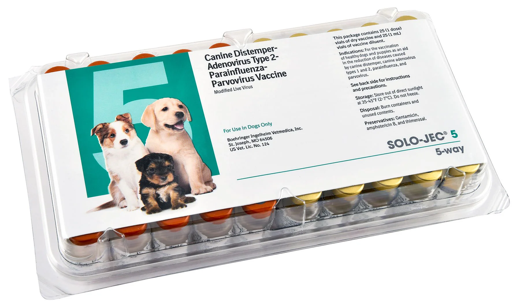 Solo-Jec 5 (5 Way Dog Vaccine) - Buy Pet Shop