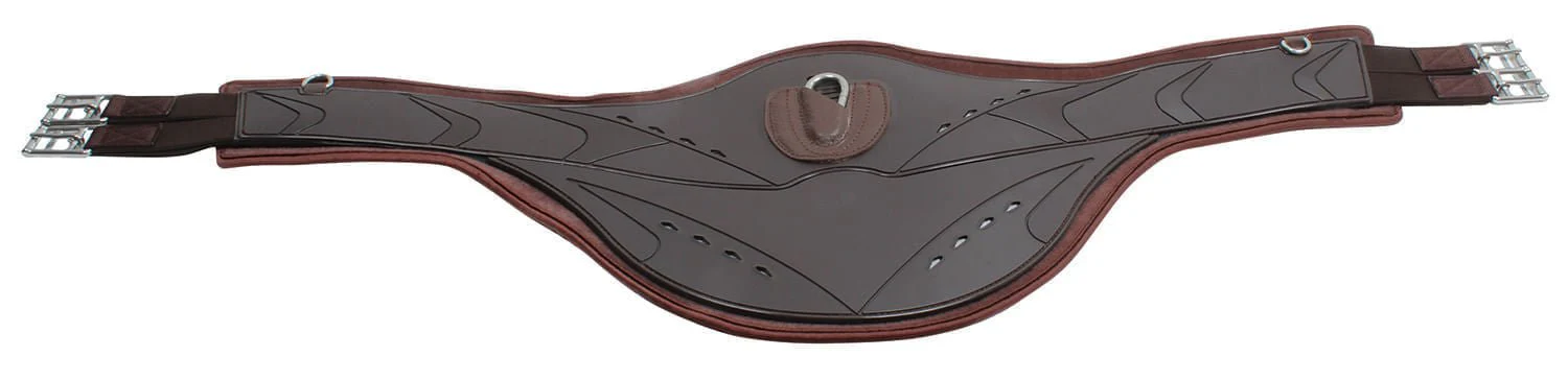 Professional's Choice Contoured Monoflap Belly Guard Girth, Chocolate - Buy Pet Shop