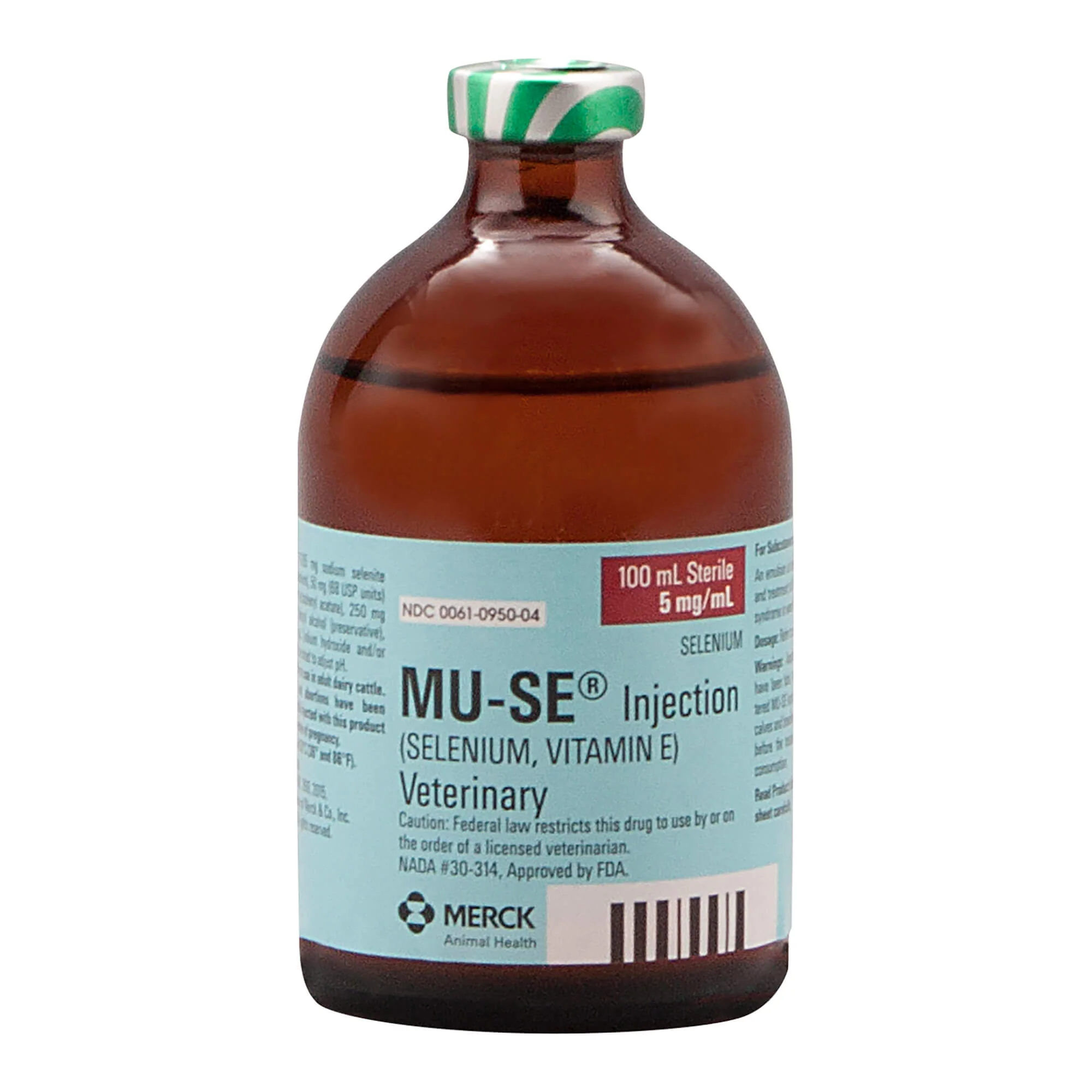 Rx MU-SE (selenium, vitamin E) Injection for Cattle, 100mL vial - Buy Pet Shop