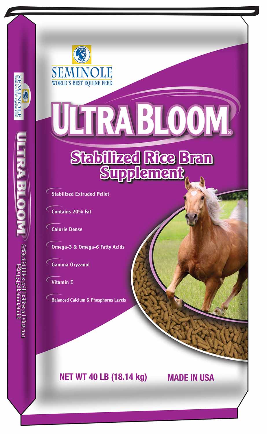 Seminole Ultra Bloom Rice Bran Supplement for Horses - Buy Pet Shop