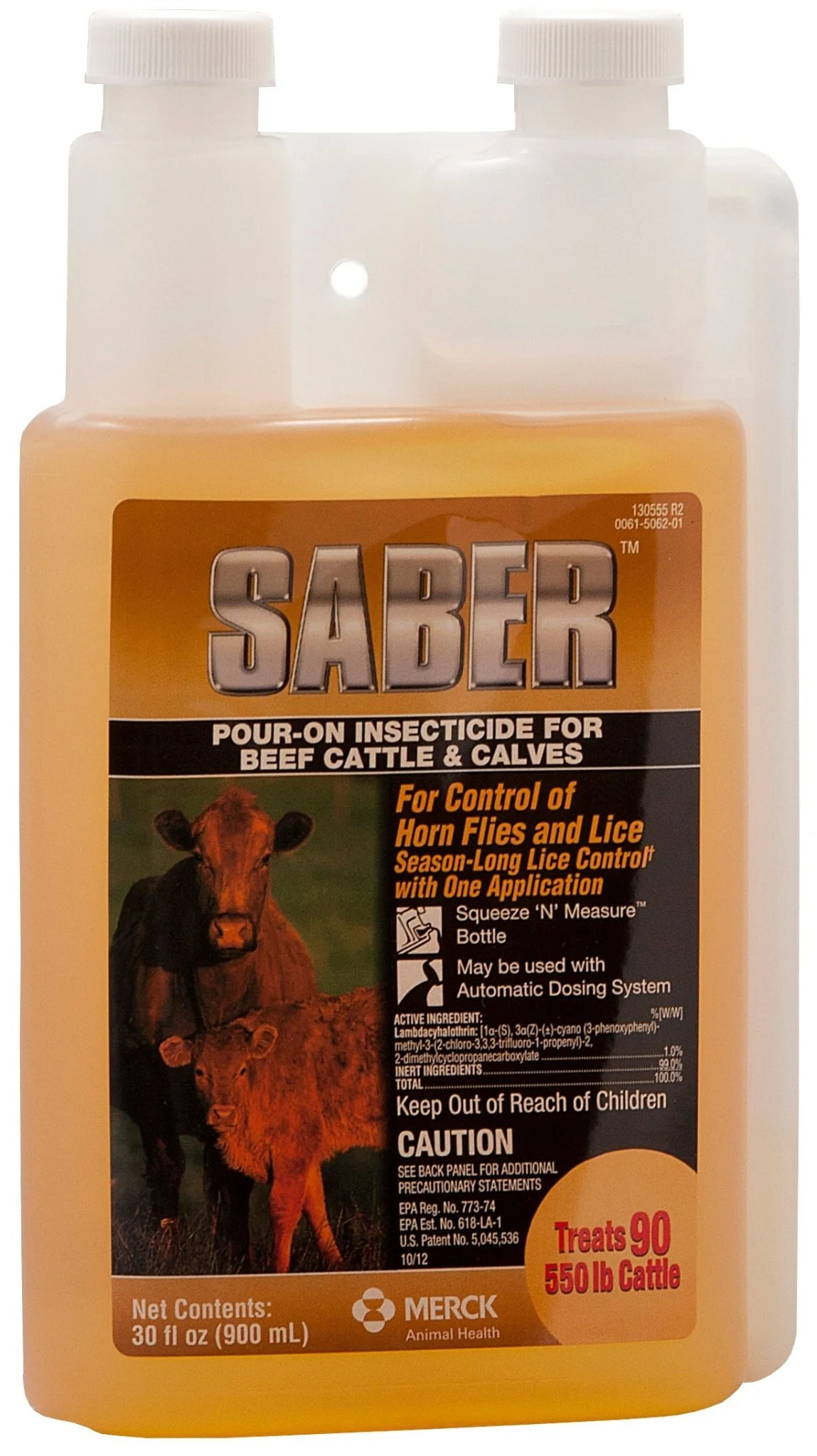 Saber Pour-On Insecticide, 900 mL - Buy Pet Shop
