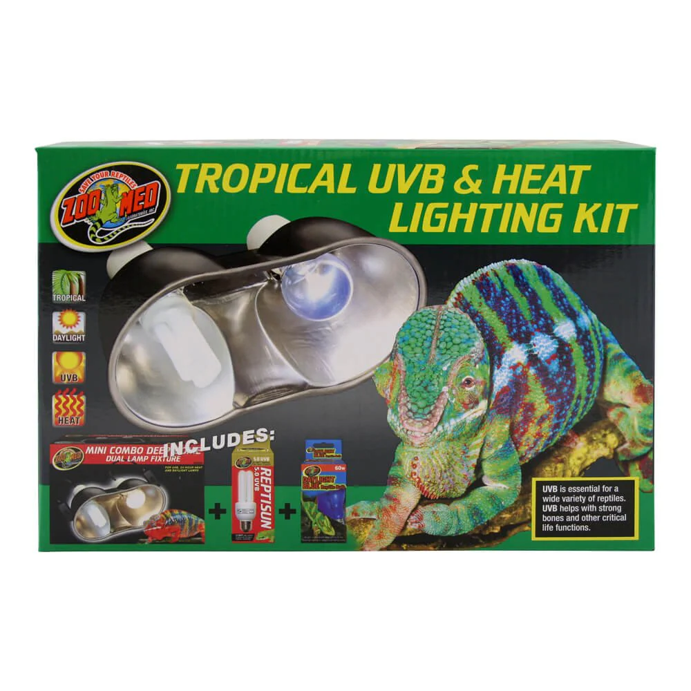 Tropical UVB and Heat Lighting Kit - Buy Pet Shop