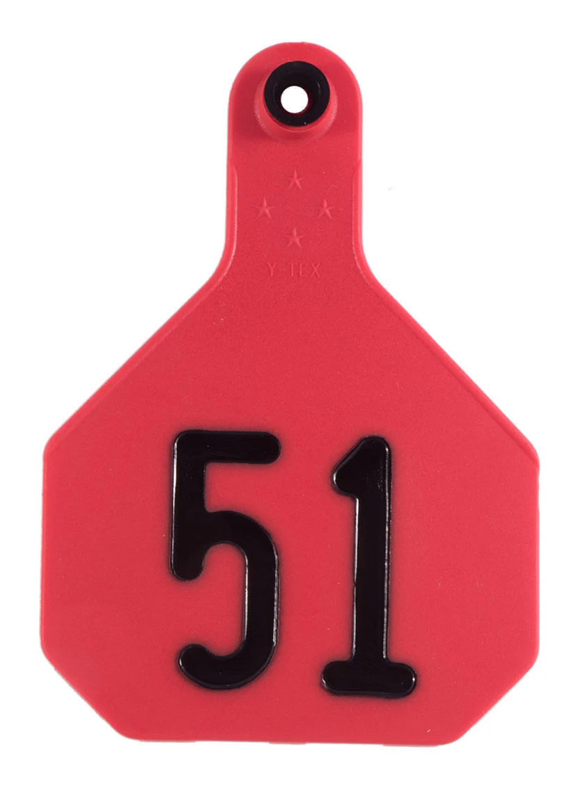 Y-Tex Numbered 2-Piece Ear Tags, 25 ct - Buy Pet Shop