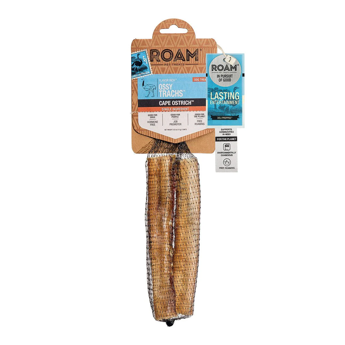 Roam Dog Treats Ossy Trachs, 2pk, 6-7