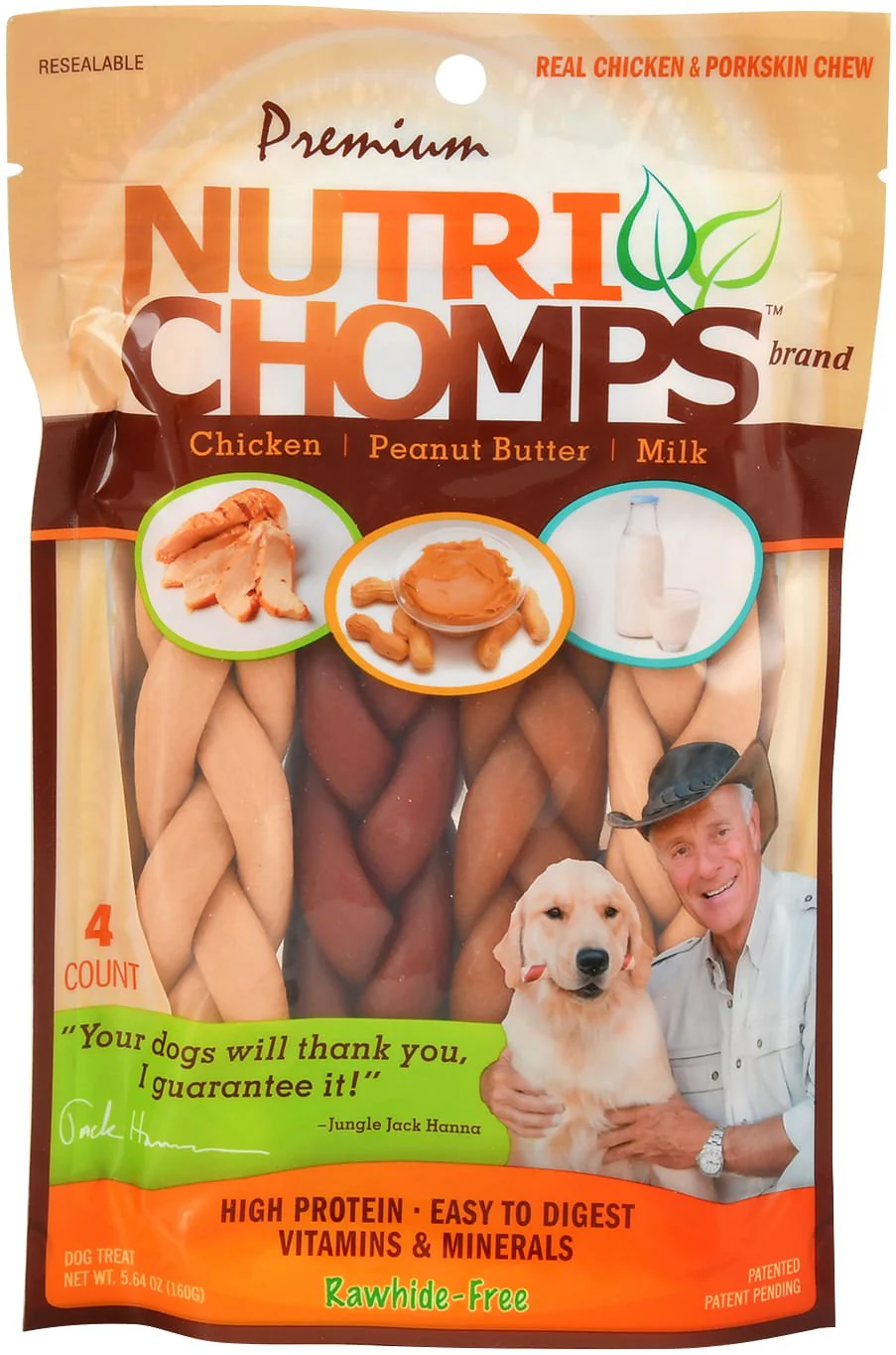 Nutri Chomps Premium Braids 4 count Variety Pack - Buy Pet Shop