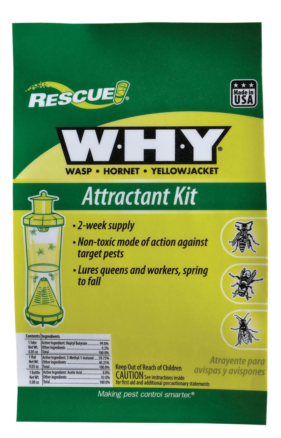 W-H-Y Traps (& Refills) for Wasps, Hornets, and Yellowjackets - Buy Pet Shop