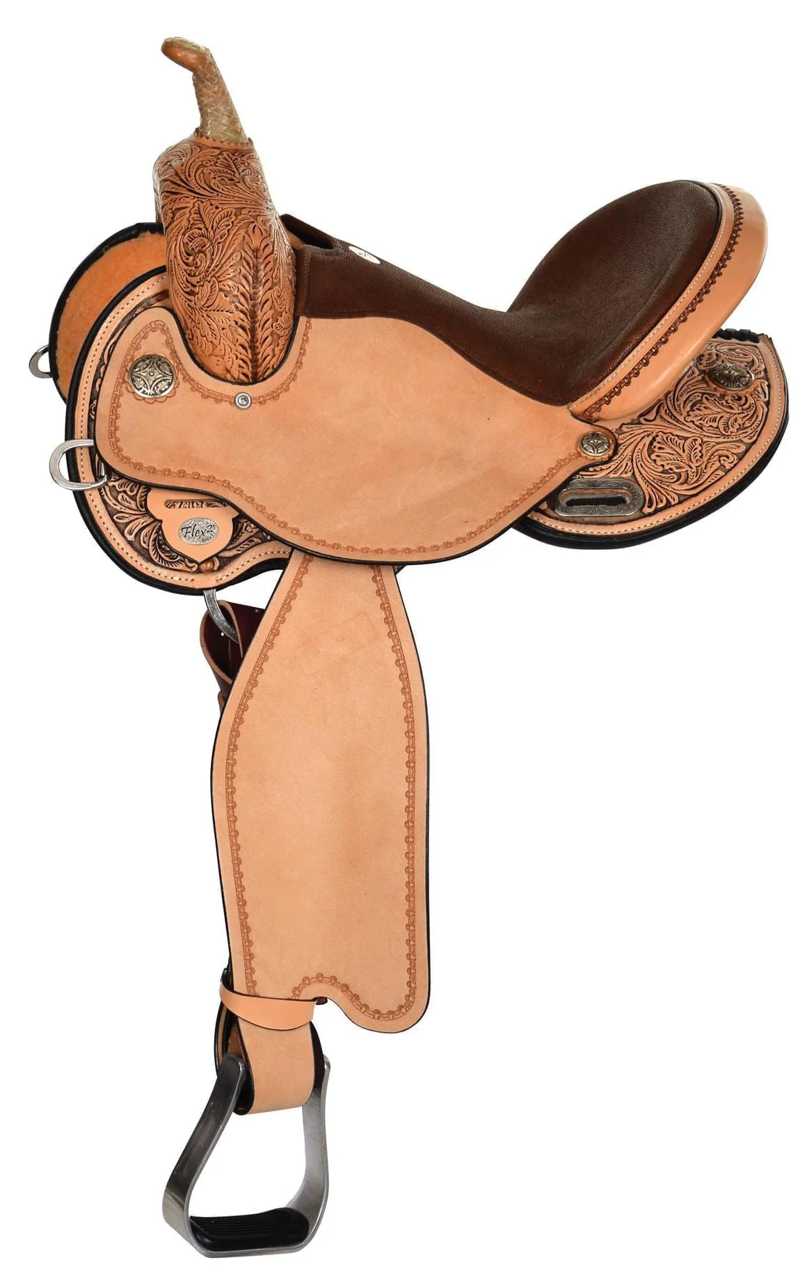 Kelly Kaminski Swift Flex2 Barrel Saddle, Wide, Antique - Buy Pet Shop
