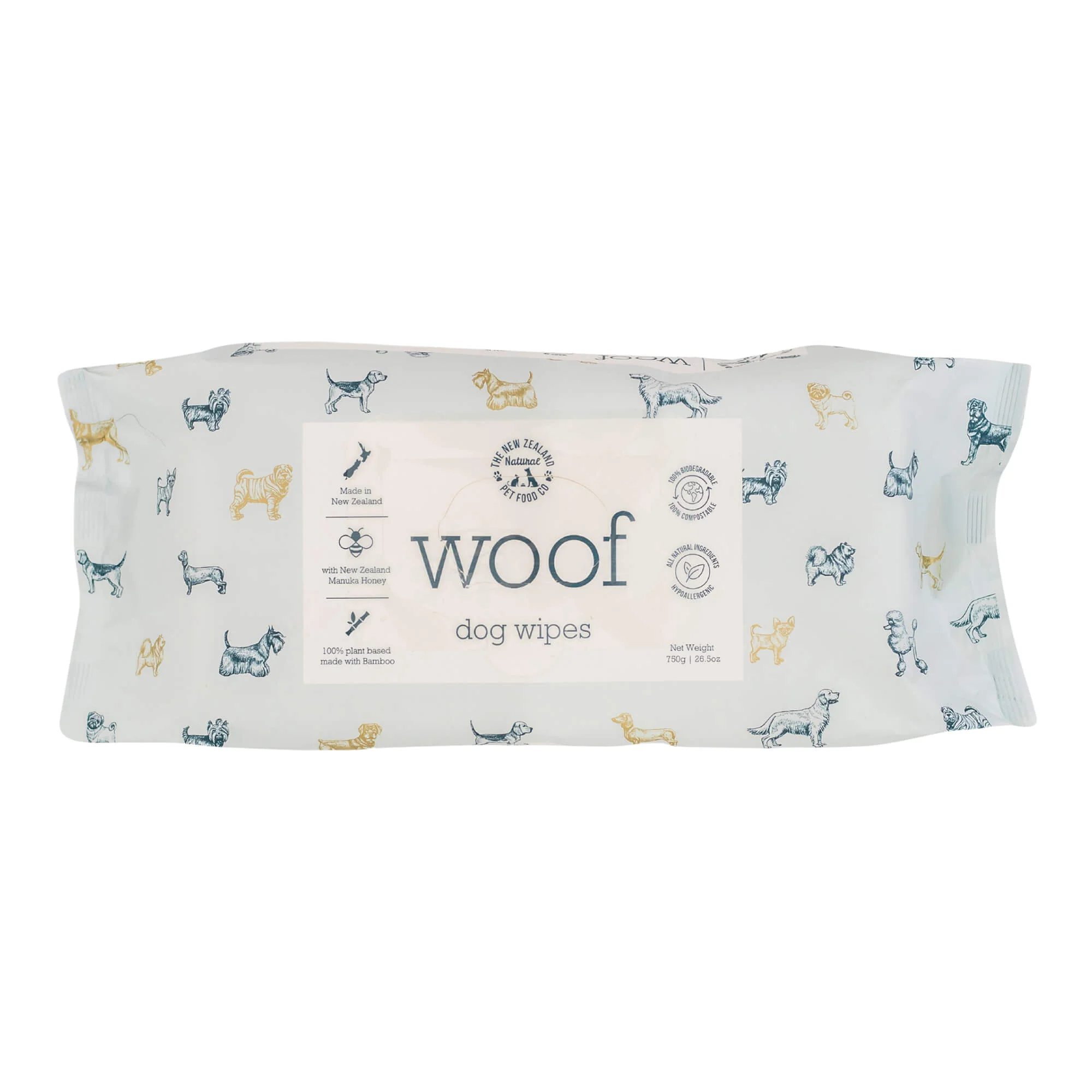 Woof Dog Wipes, Manuka Honey - Buy Pet Shop