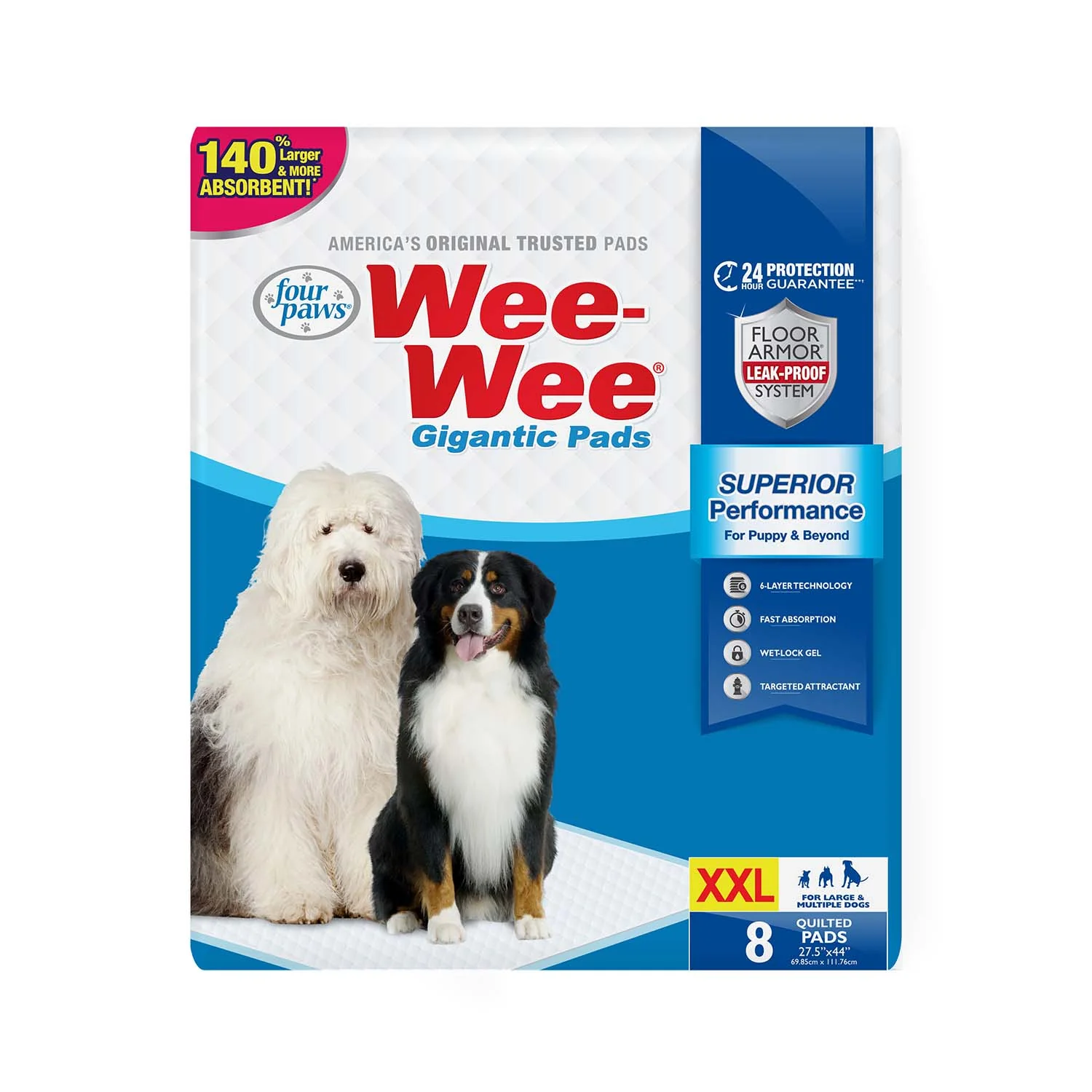Wee-Wee Superior Performance Gigantic Dog Pee Pads - Buy Pet Shop