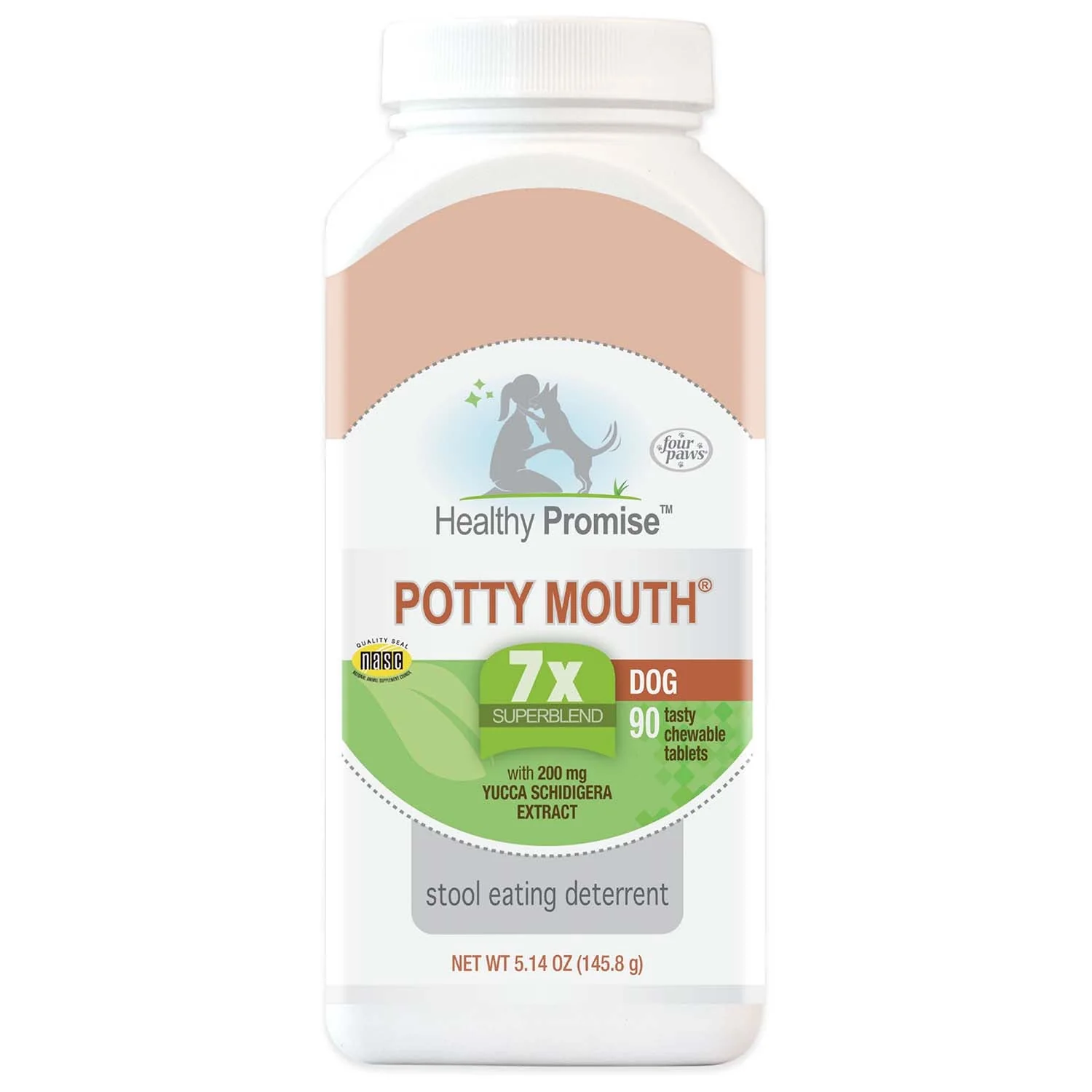Healthy Promise Potty Mouth Tablets, Coprophagia Stool Eating Deterrent for Dogs, 90 ct - Buy Pet Shop