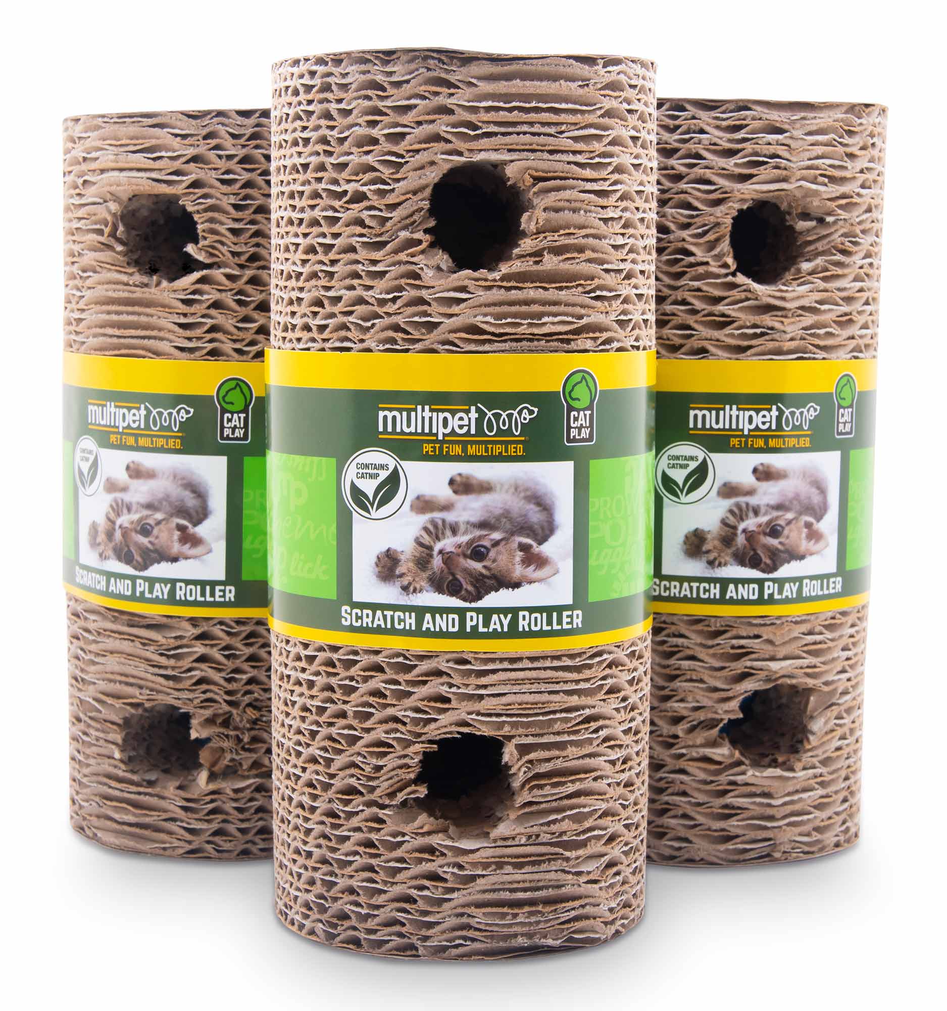 Cardboard Scratcher Roller, 7.5