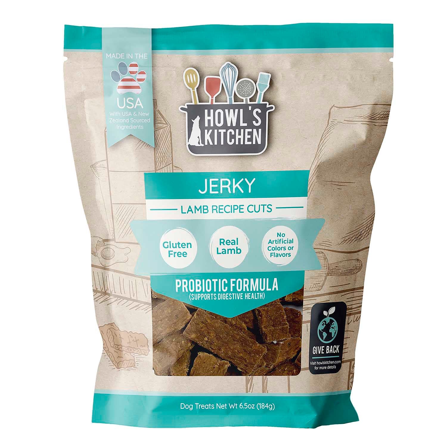 Howl's Kitchen Jerky Lamb Cuts - Buy Pet Shop