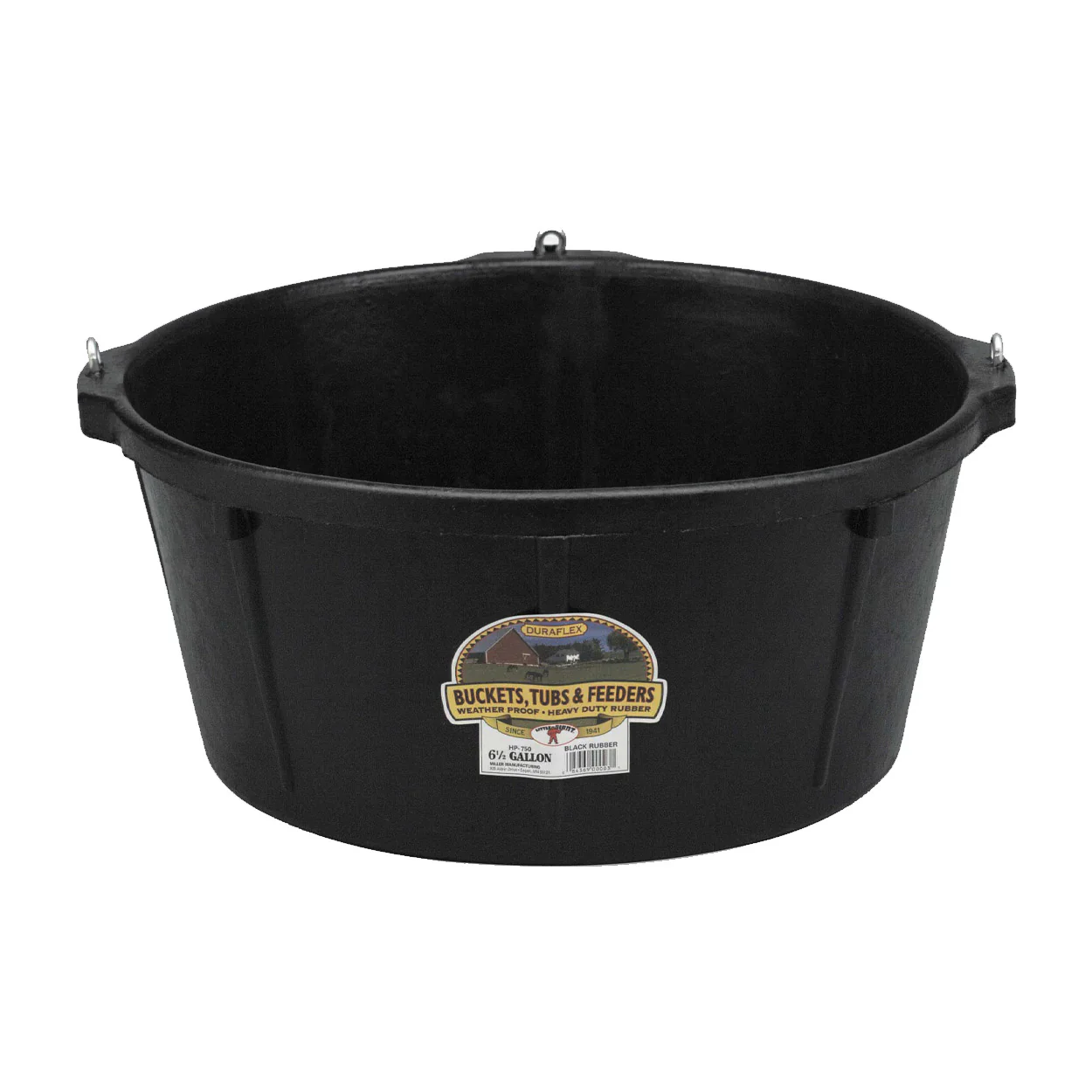 Rubber Feeder Tub with Hooks, 6.5 Gallon - Buy Pet Shop