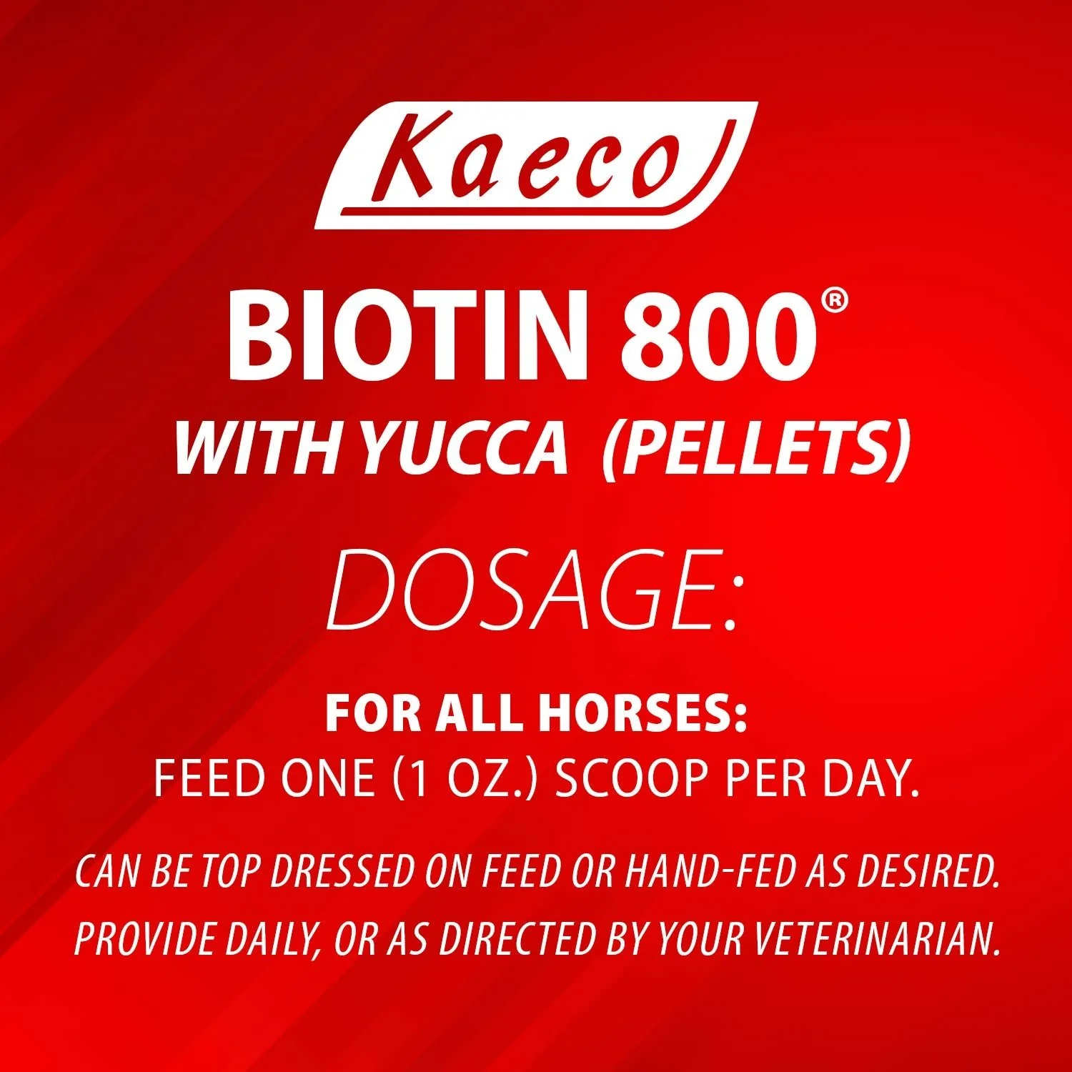 Biotin 800 Pellets Equine Supplement - Buy Pet Shop