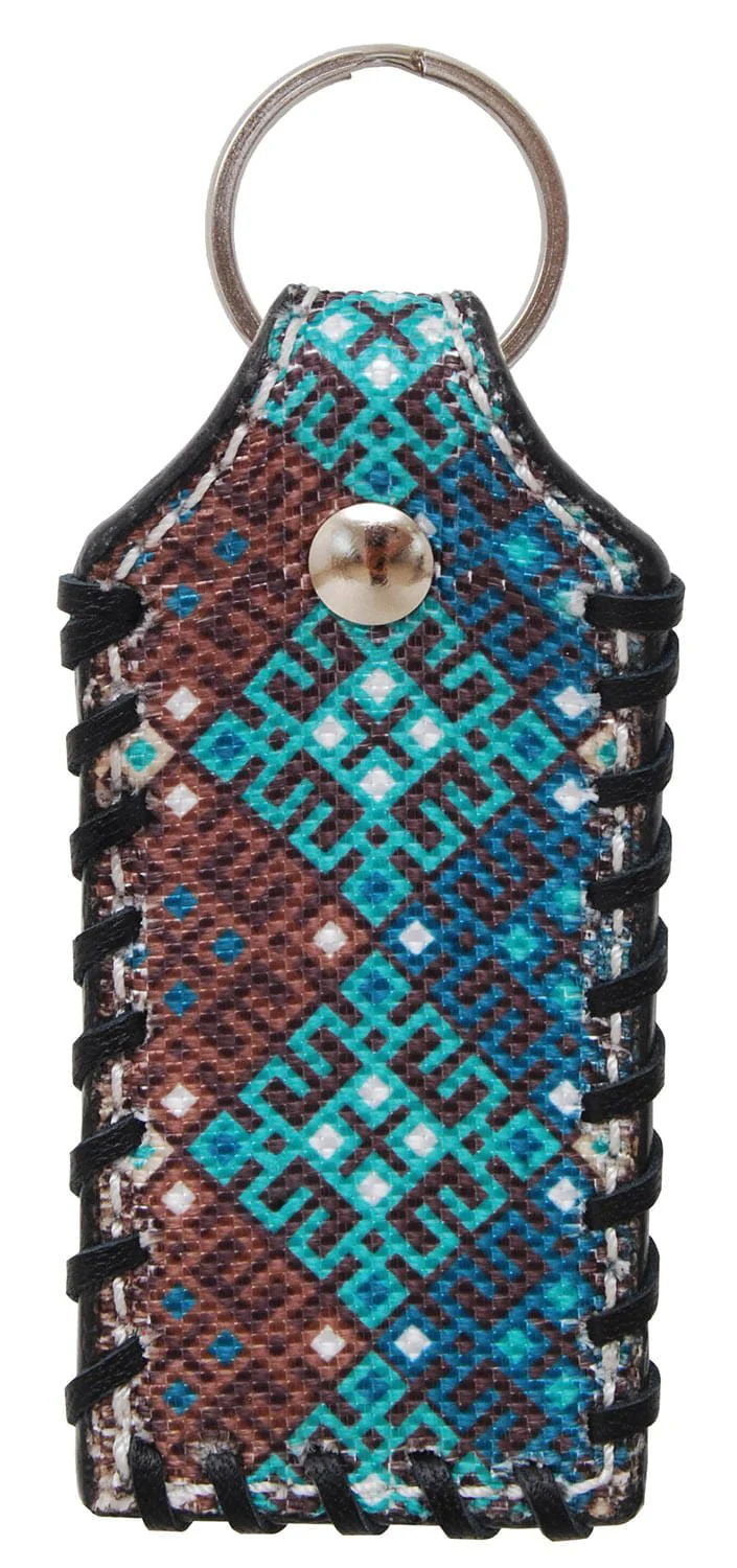 Circle Y Rectangle Key Chain, Turquoise Geometric - Buy Pet Shop