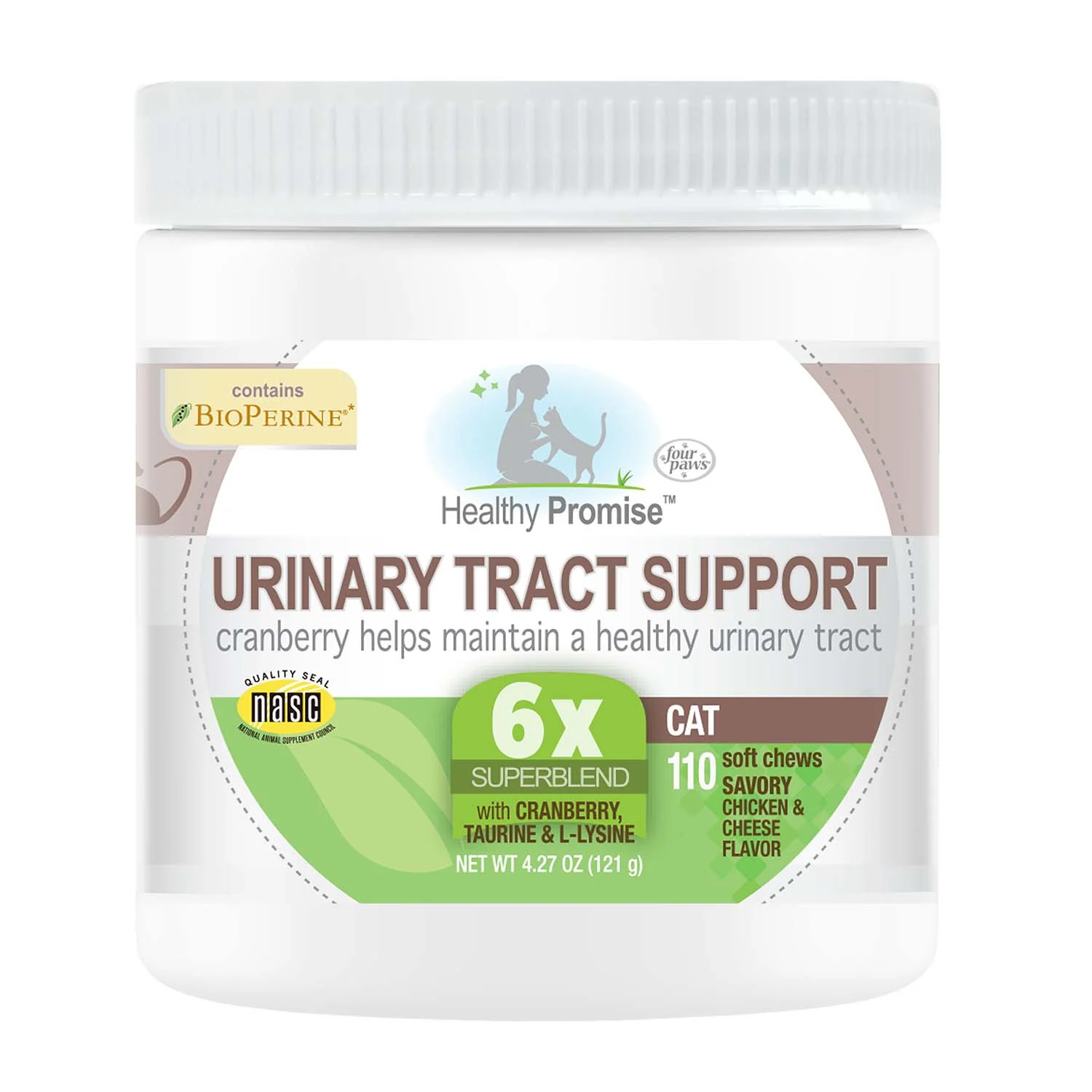 Healthy Promise Cat Urinary Tract Soft Chews, Chicken & Cheese, 110 ct - Buy Pet Shop