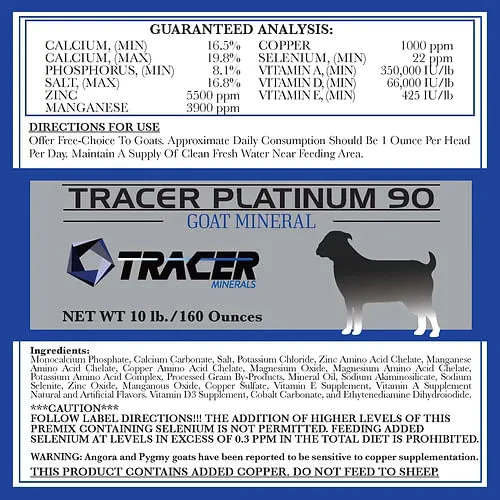 Tracer Platinum Goat 90, 10 lbs - Buy Pet Shop