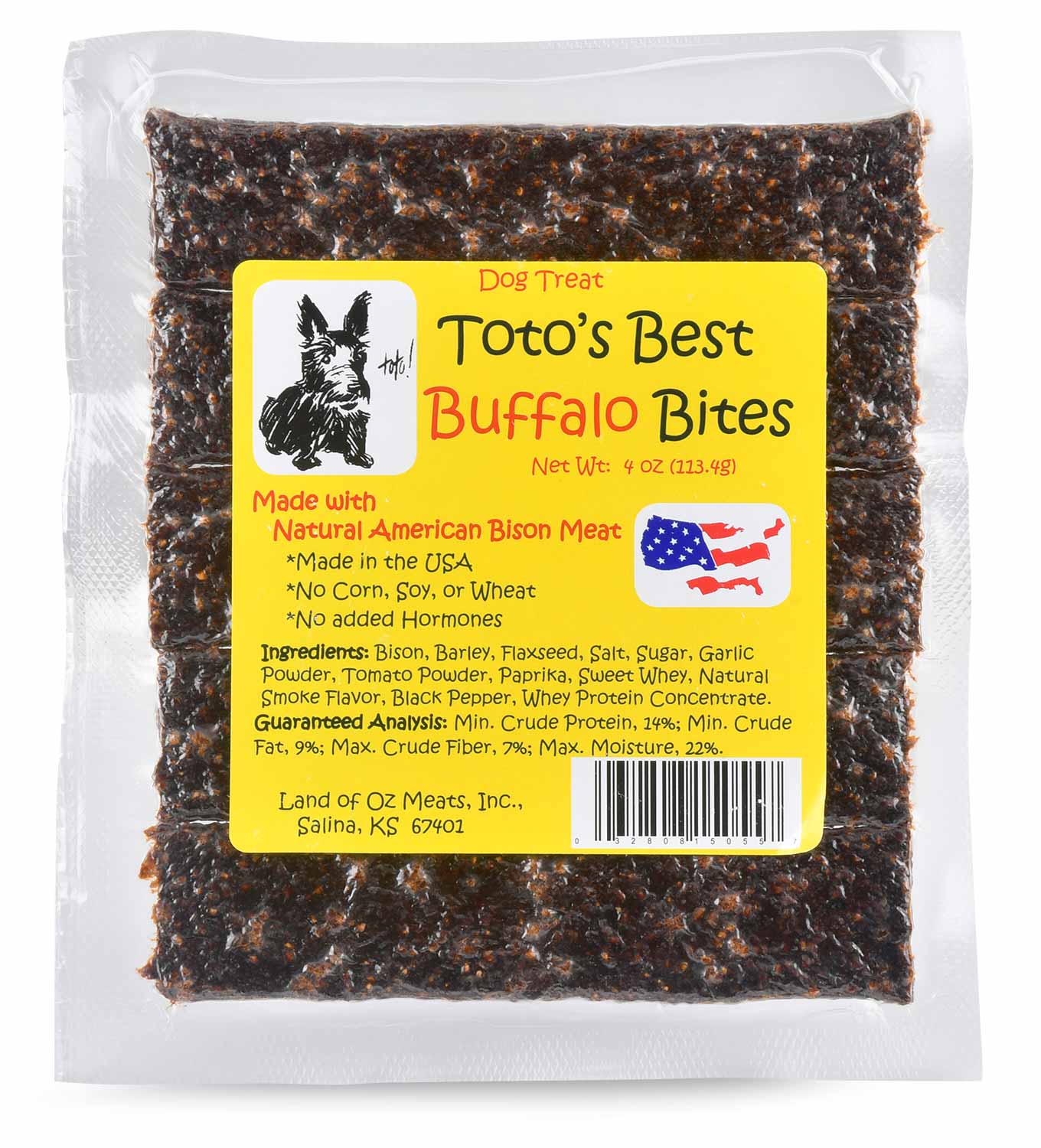 Toto's Best Buffalo Bites Dog Treats, 4 oz - Buy Pet Shop