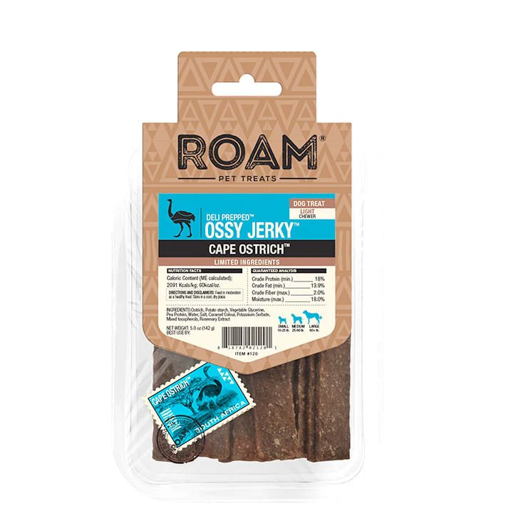 Roam Dog Treats Ossy Jerky - Buy Pet Shop