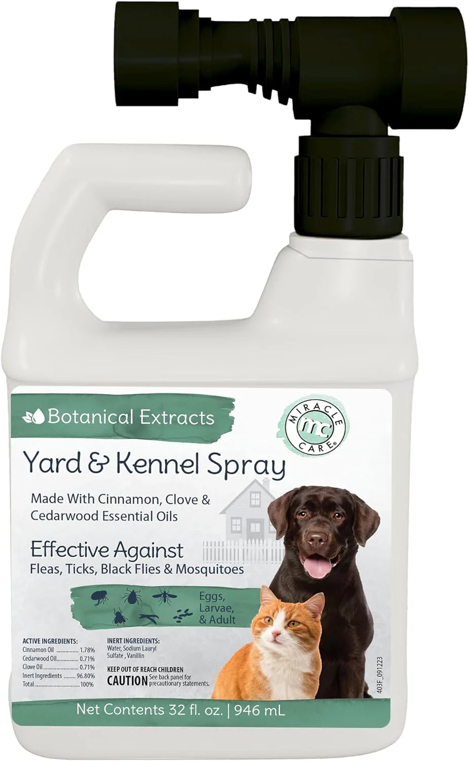 Natural Yard and Kennel Spray, 32 oz - Buy Pet Shop