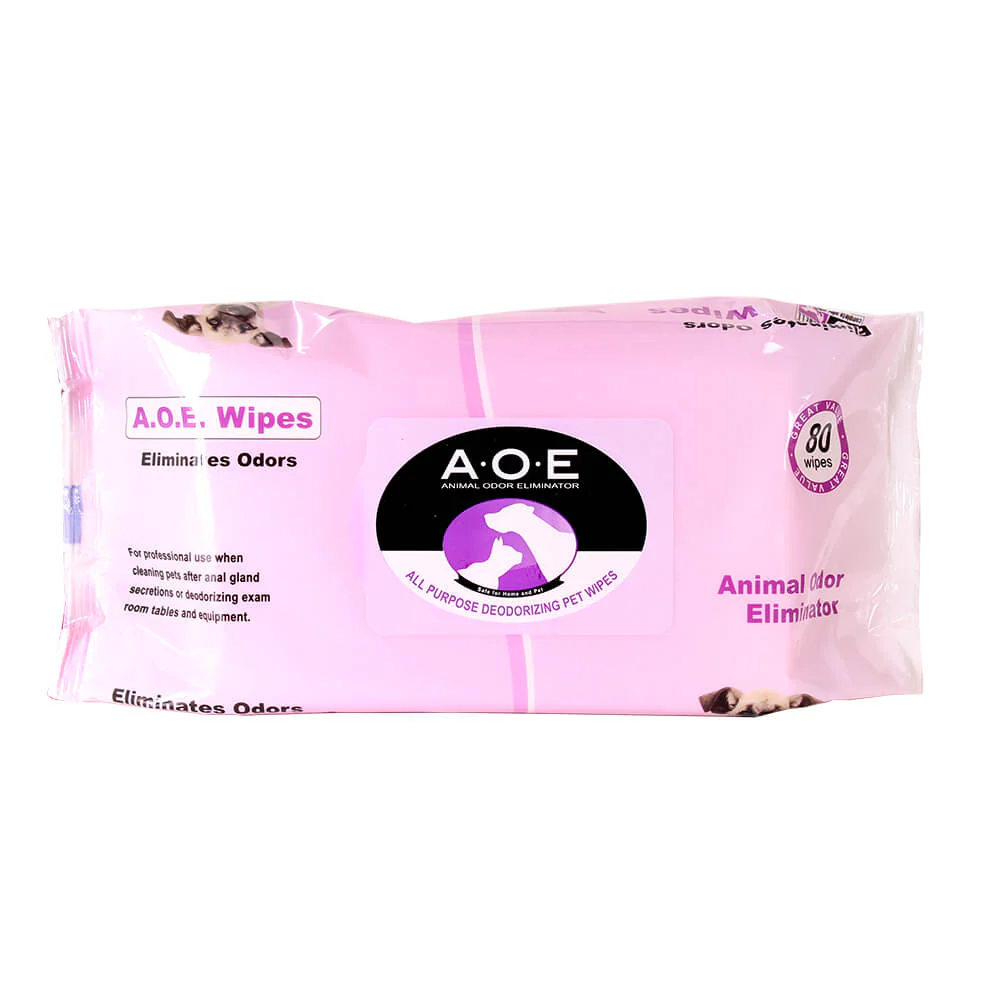 A.O.E All Purpose Deodorizing Pet Wipes, 80 ct - Buy Pet Shop