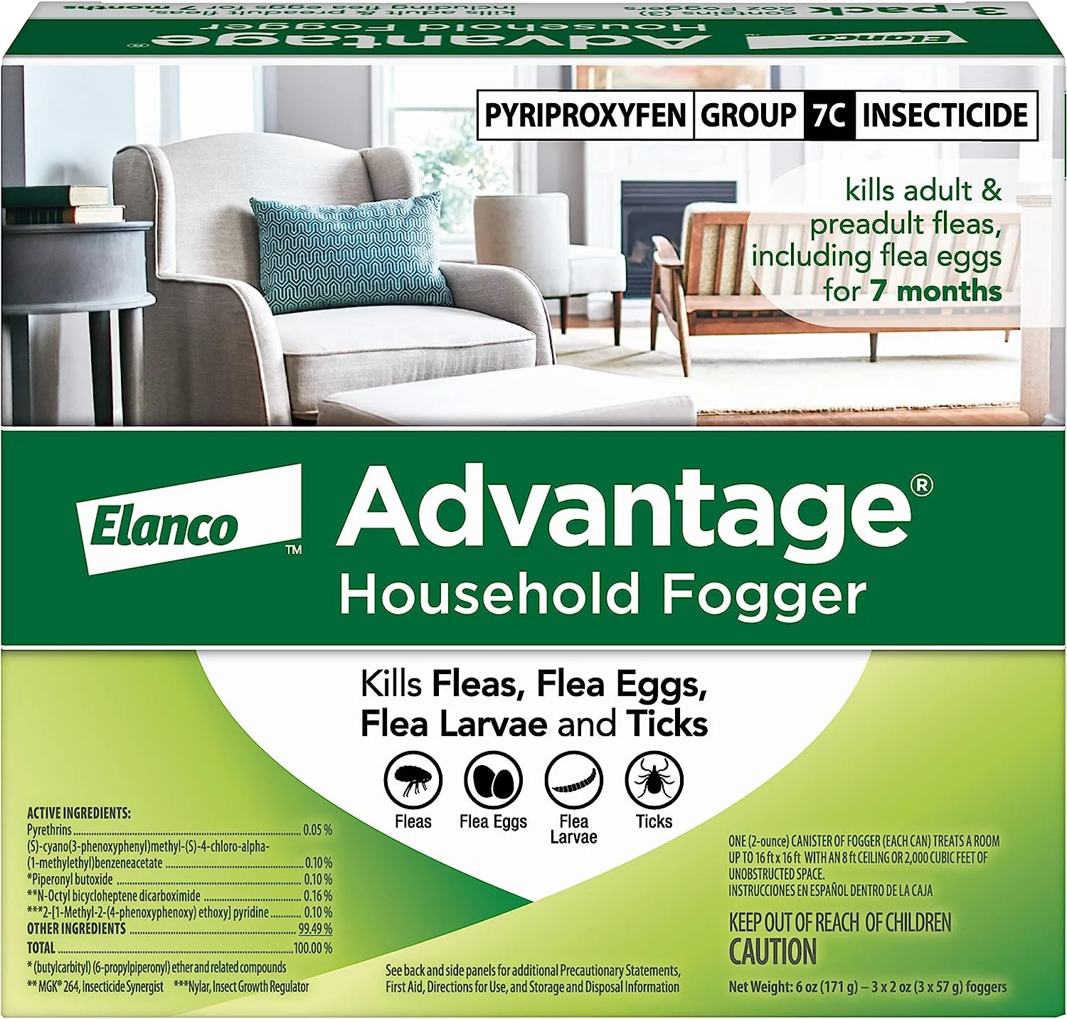 Advantage Household Fogger, 3 pack - Buy Pet Shop