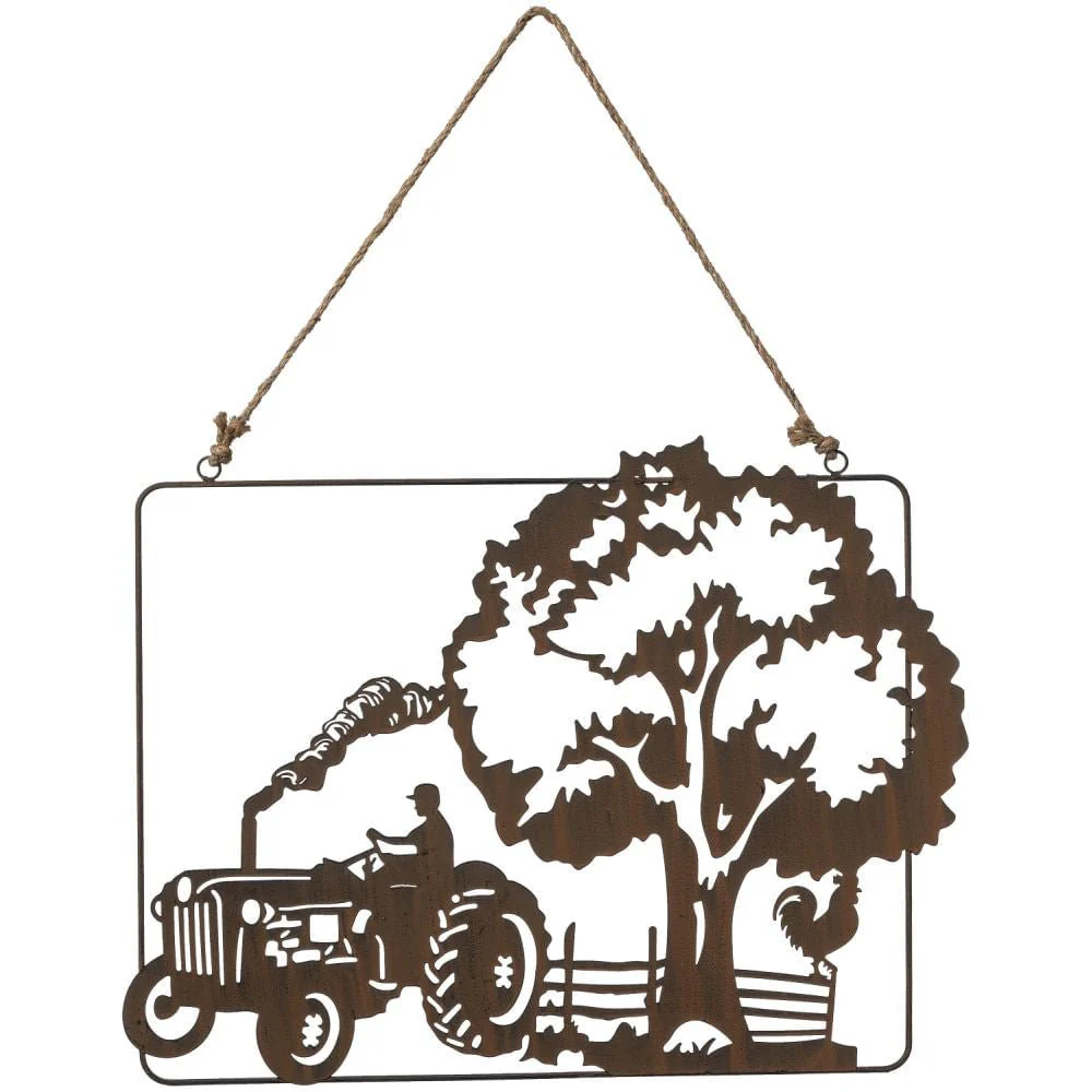 Tractor Scene Wall Hanging - Buy Pet Shop
