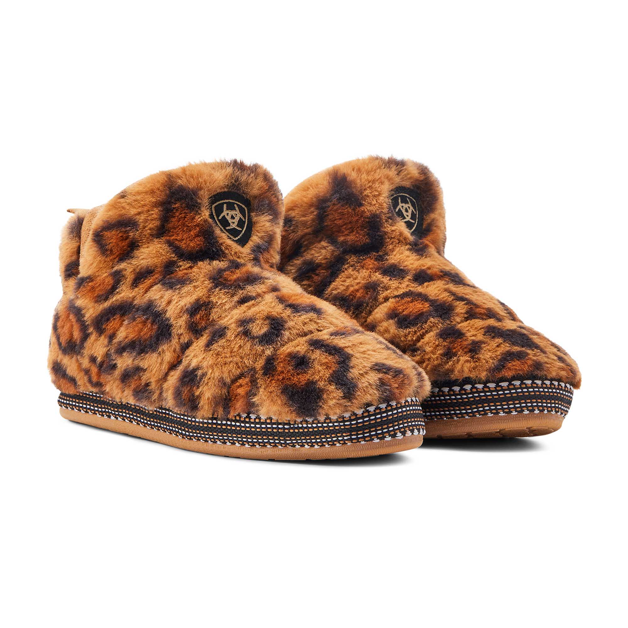 Ariat Women's Bootie Slipper, Dark Leopard - Buy Pet Shop