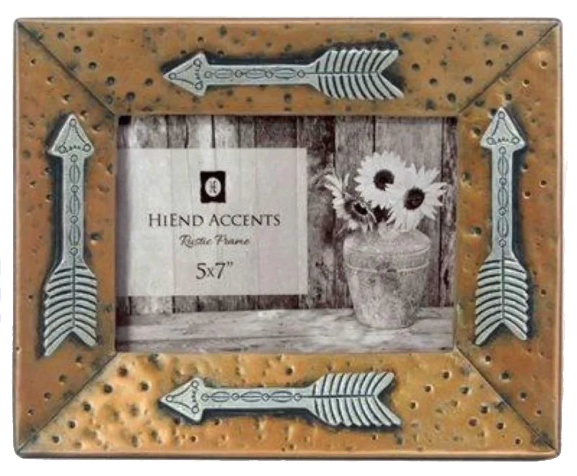 Gold Picture Frame with Arrows, 5