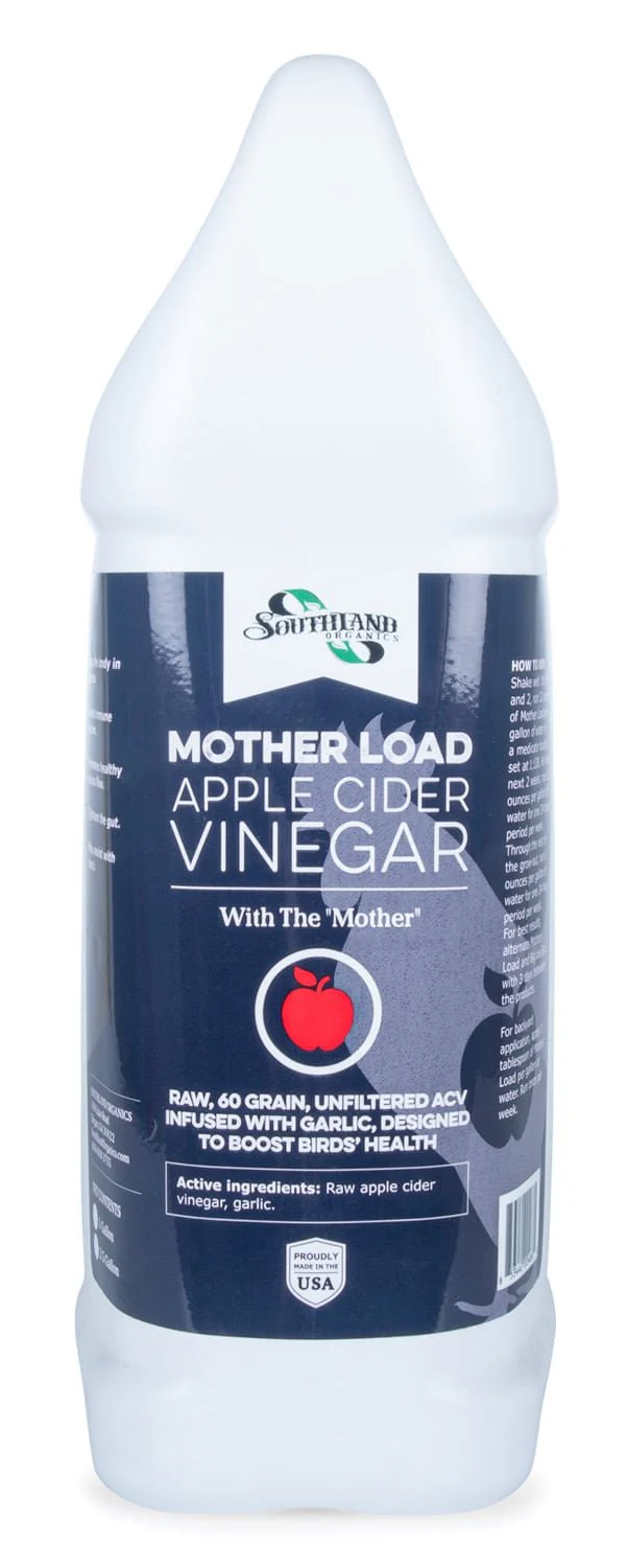 Mother Load Apple Cider Vinegar + Garlic for Chickens - Buy Pet Shop