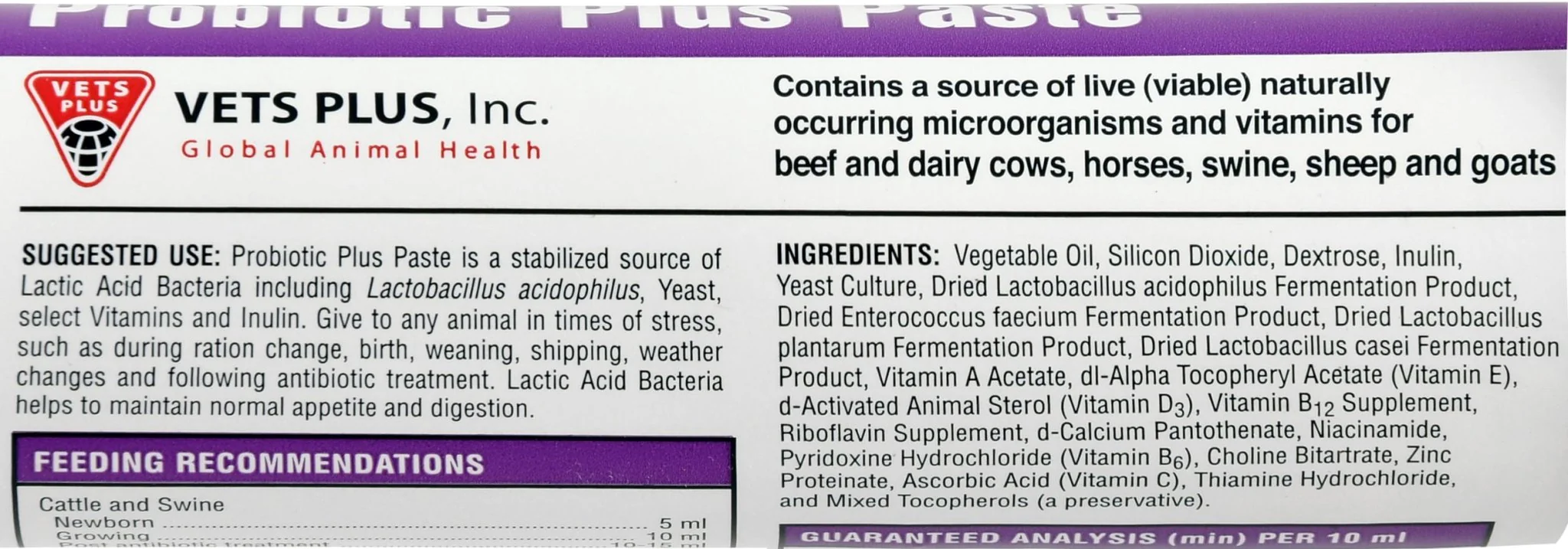 Probiotic Plus Paste - Buy Pet Shop