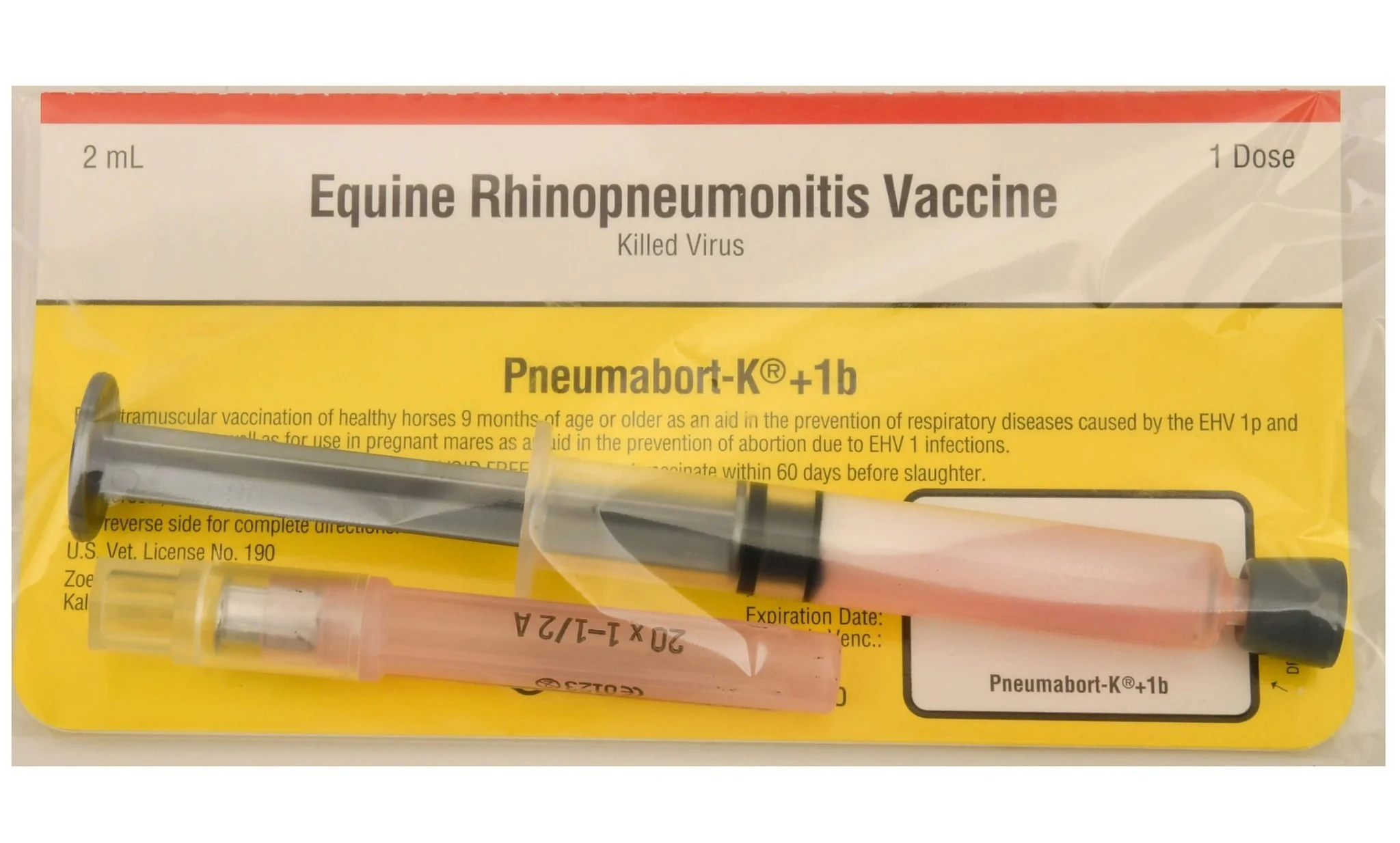 Pneumabort K +1b Vaccine for Horses - Buy Pet Shop