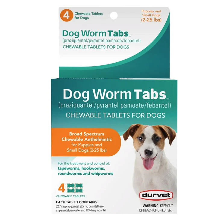 Dog Worm Tabs, Chewable Tablets - Buy Pet Shop