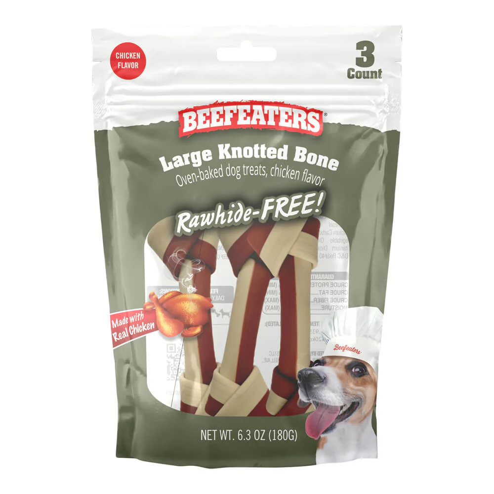 Beefeaters Rawhide Free Knotted Bone - Buy Pet Shop
