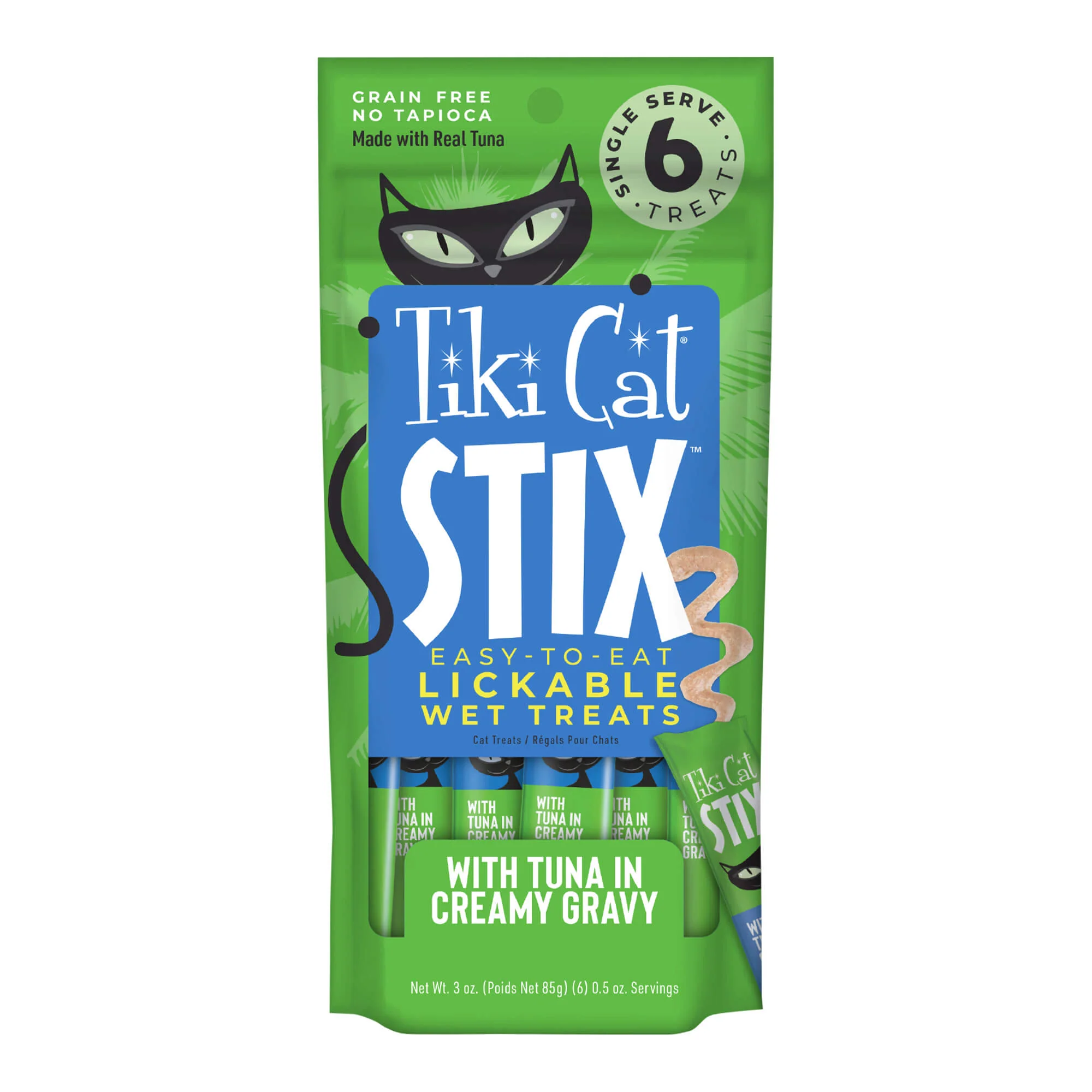 Tiki Cat Stix Wet Cat Treats, Tuna, Case of 12 (6 ct) - Buy Pet Shop