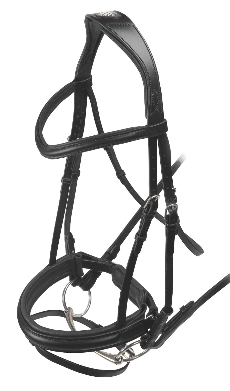 Velociti Padded Crank Dressage Bridle, Black - Buy Pet Shop