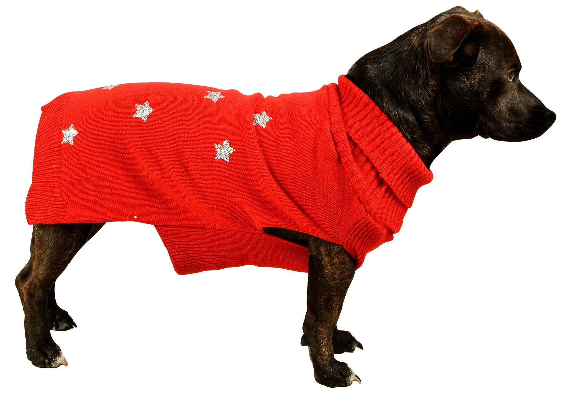 Sequin Stars Dog Sweater - Buy Pet Shop