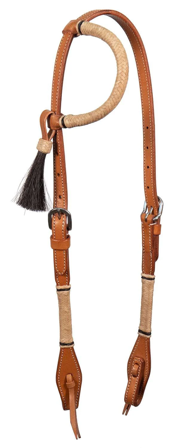 Buffalo Leather Natural Rawhide One Ear Headstall - Buy Pet Shop