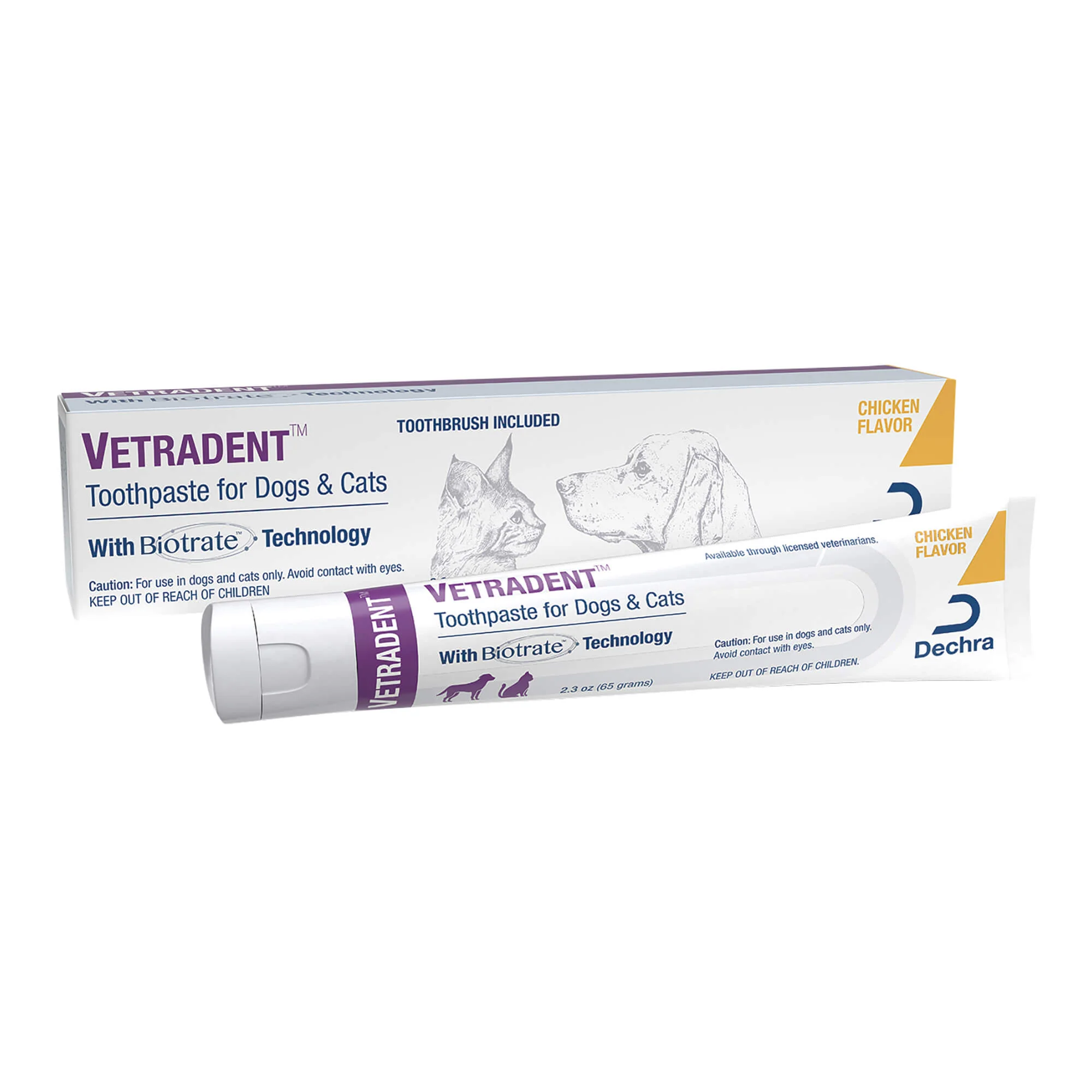 Vetradent Toothpaste with Double-Sided Toothbrush, 2.3 oz - Buy Pet Shop
