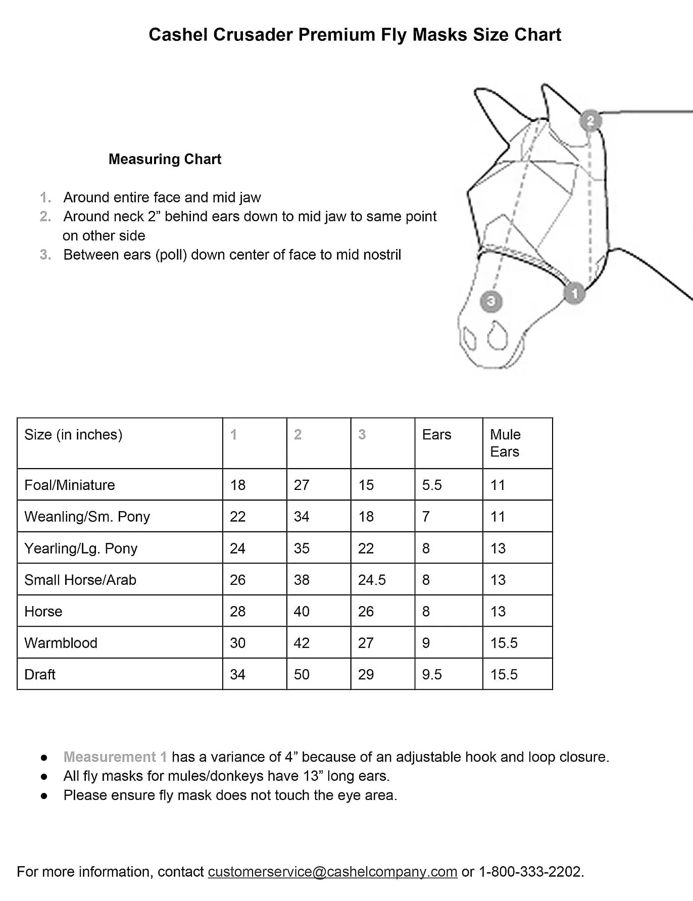 Cashel Crusader Black Quiet-Ride Fly Mask with Ears - Buy Pet Shop