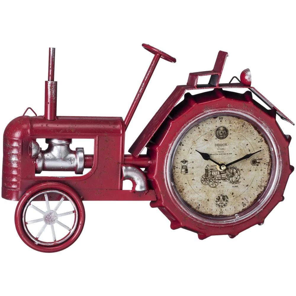 Red Tractor Wall Clock - Buy Pet Shop