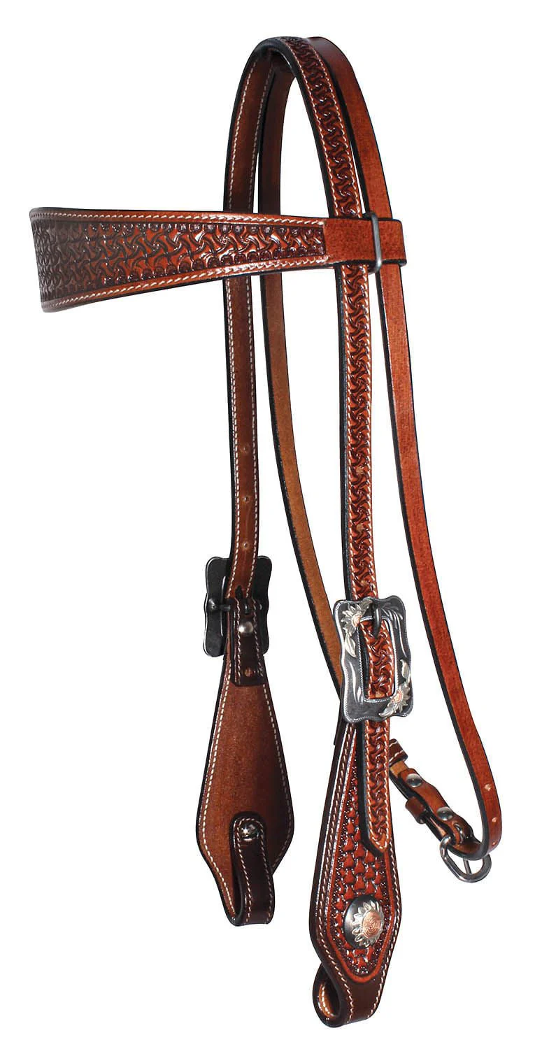 Professional's Choice Chestnut Windmill Browband Headstall - Buy Pet Shop