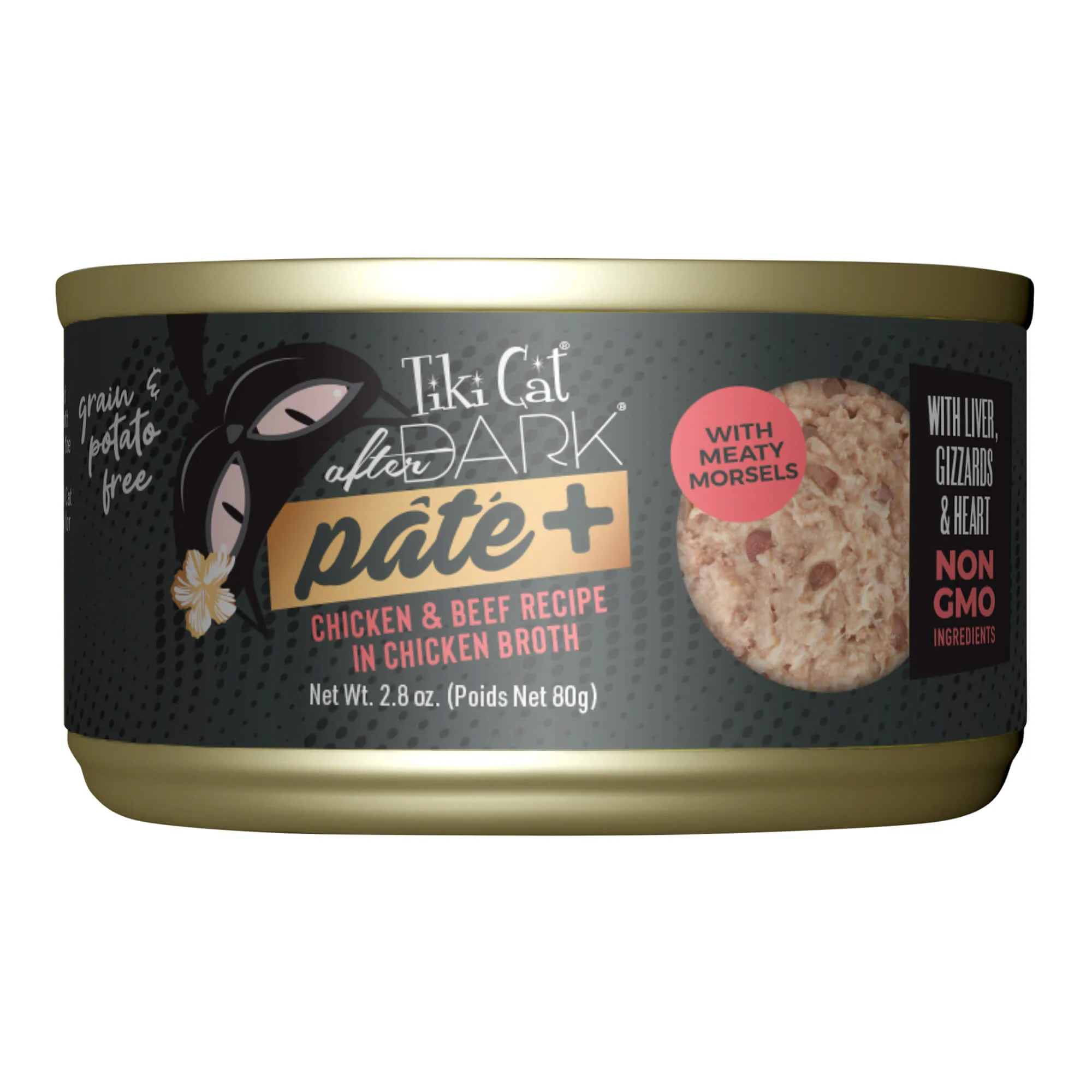 Tiki Cat After Dark Pate+ Wet Cat Food, Chicken & Beef - Buy Pet Shop