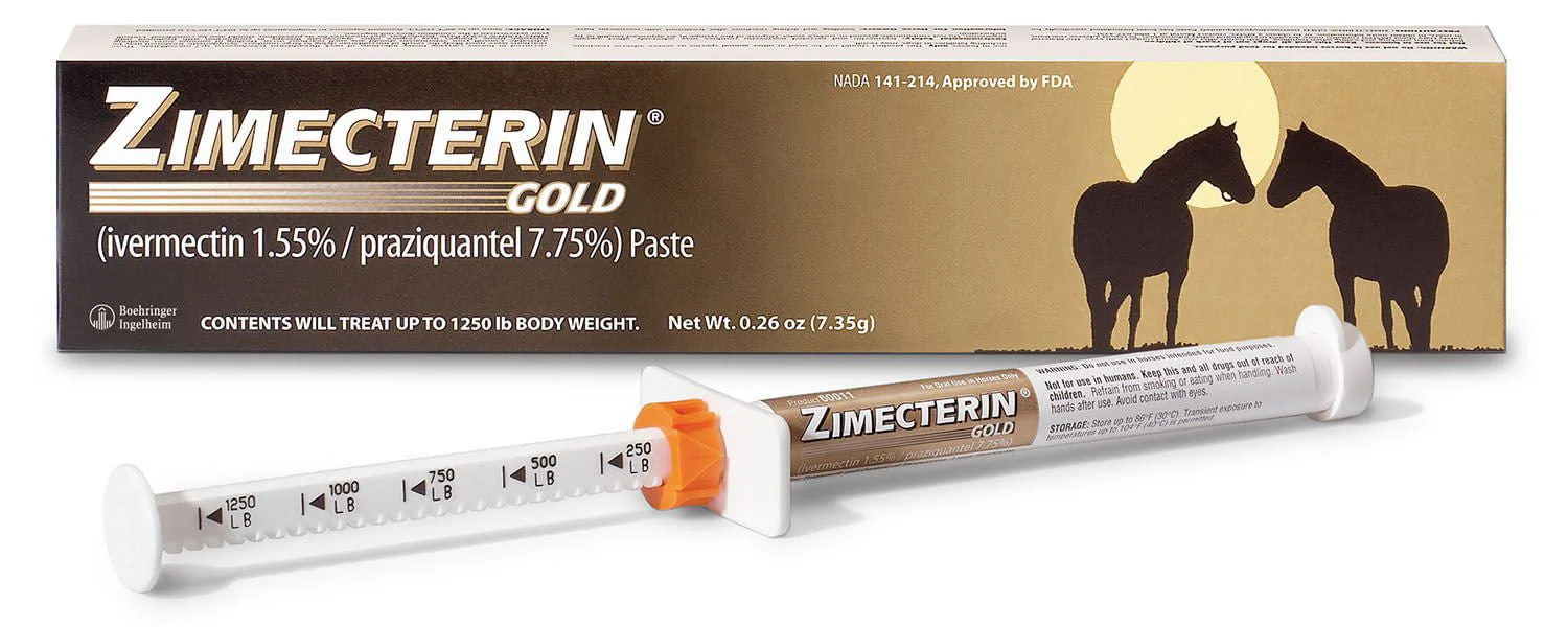 Zimecterin Gold Horse Wormer (Paste), 1-dose - Buy Pet Shop