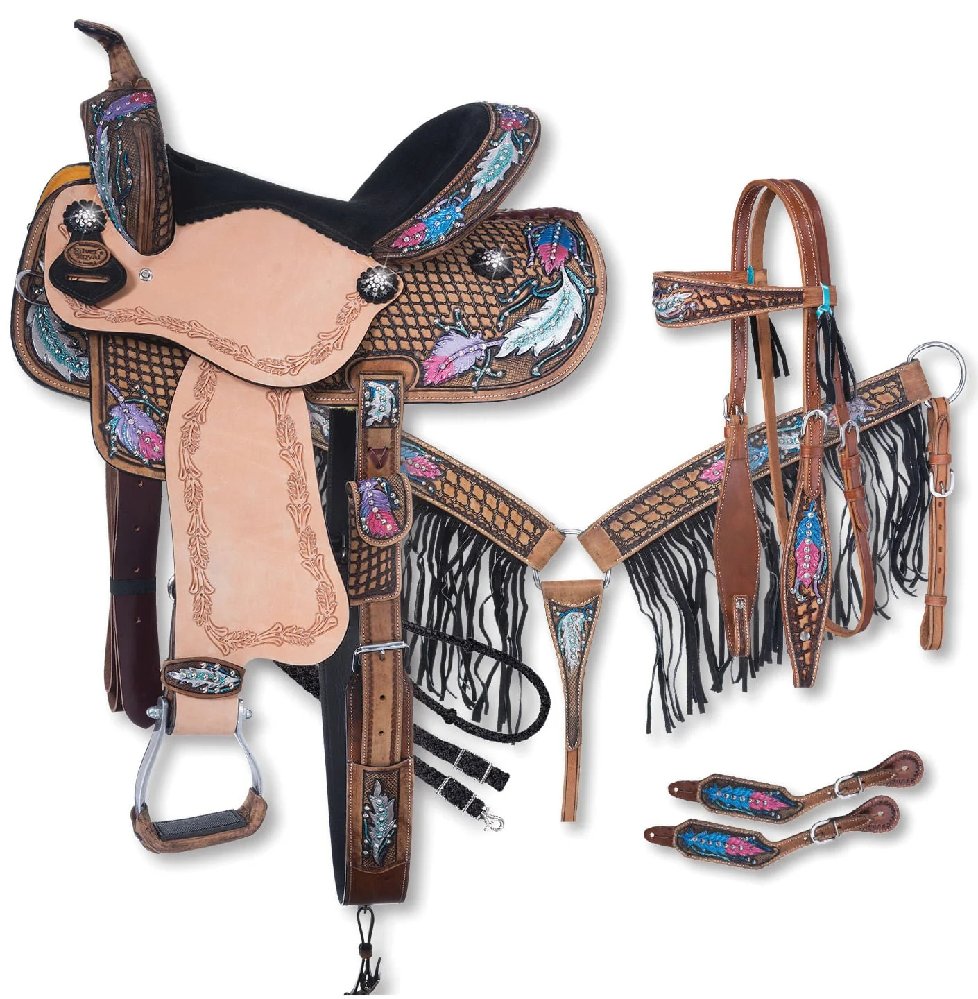 Tough1 Silver Royal Delilah Saddle & Tack Collection - Buy Pet Shop